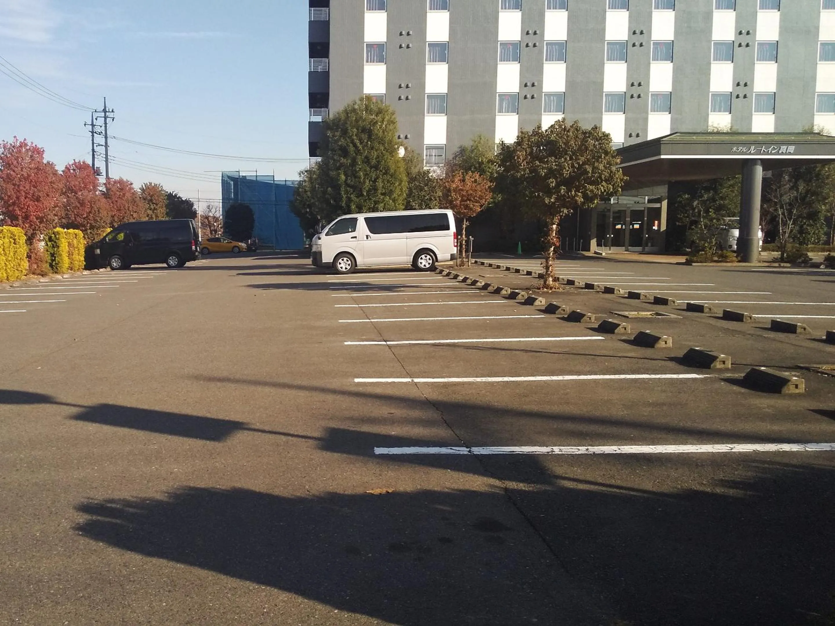 Parking in Hotel Route-Inn Mooka