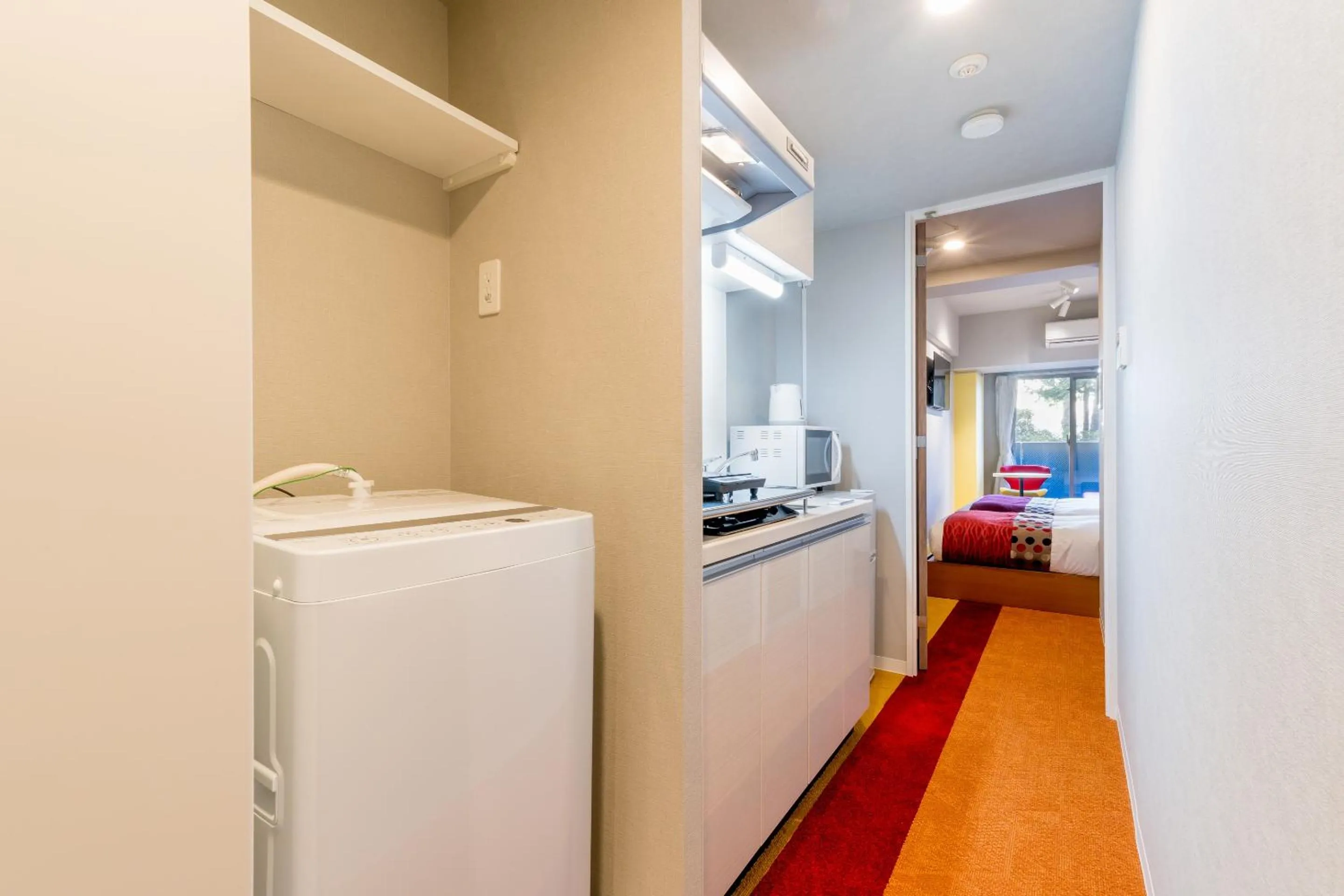 Kitchen or kitchenette, Bed in RESI STAY THE KYOTO