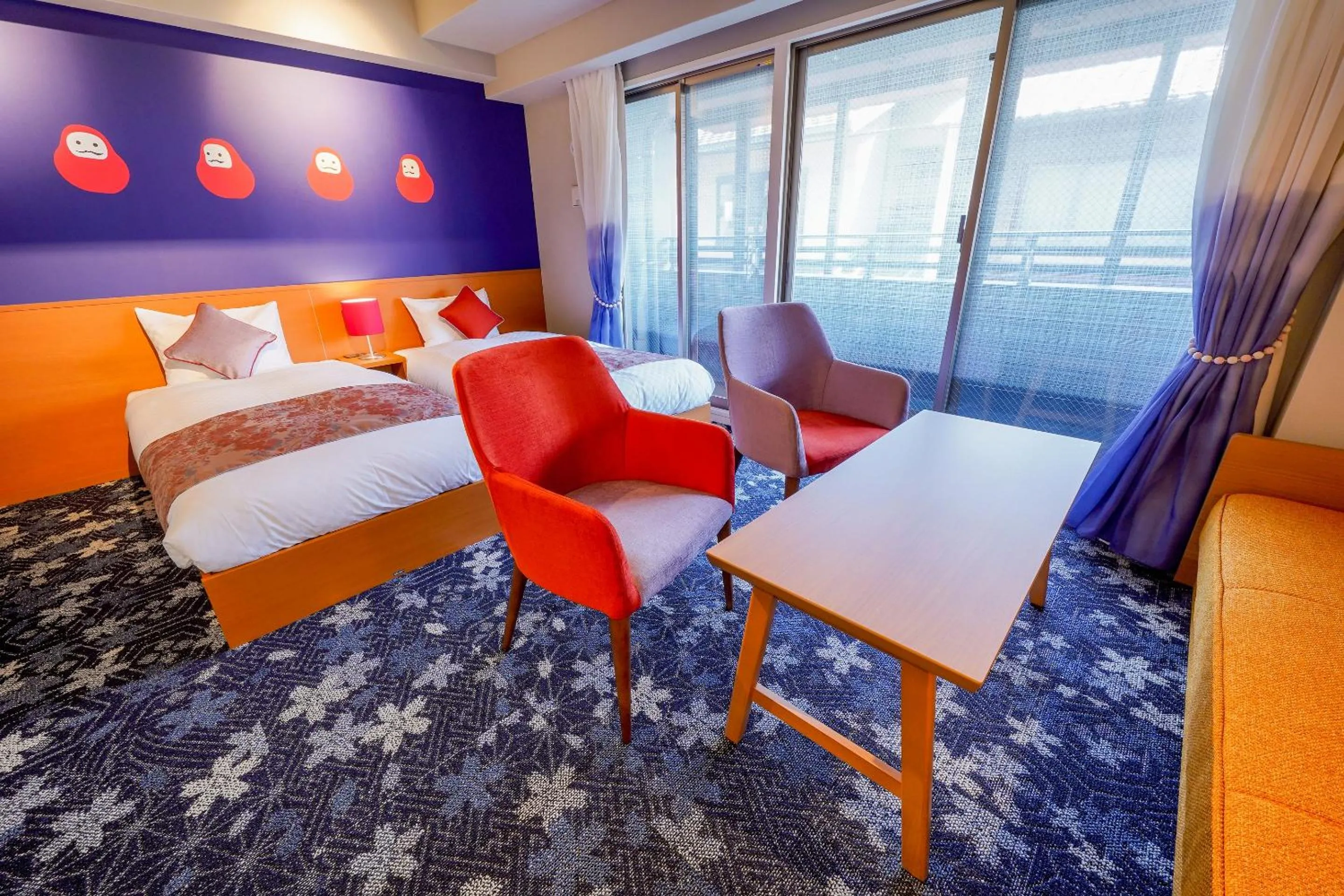 Living room, Bed in RESI STAY THE KYOTO