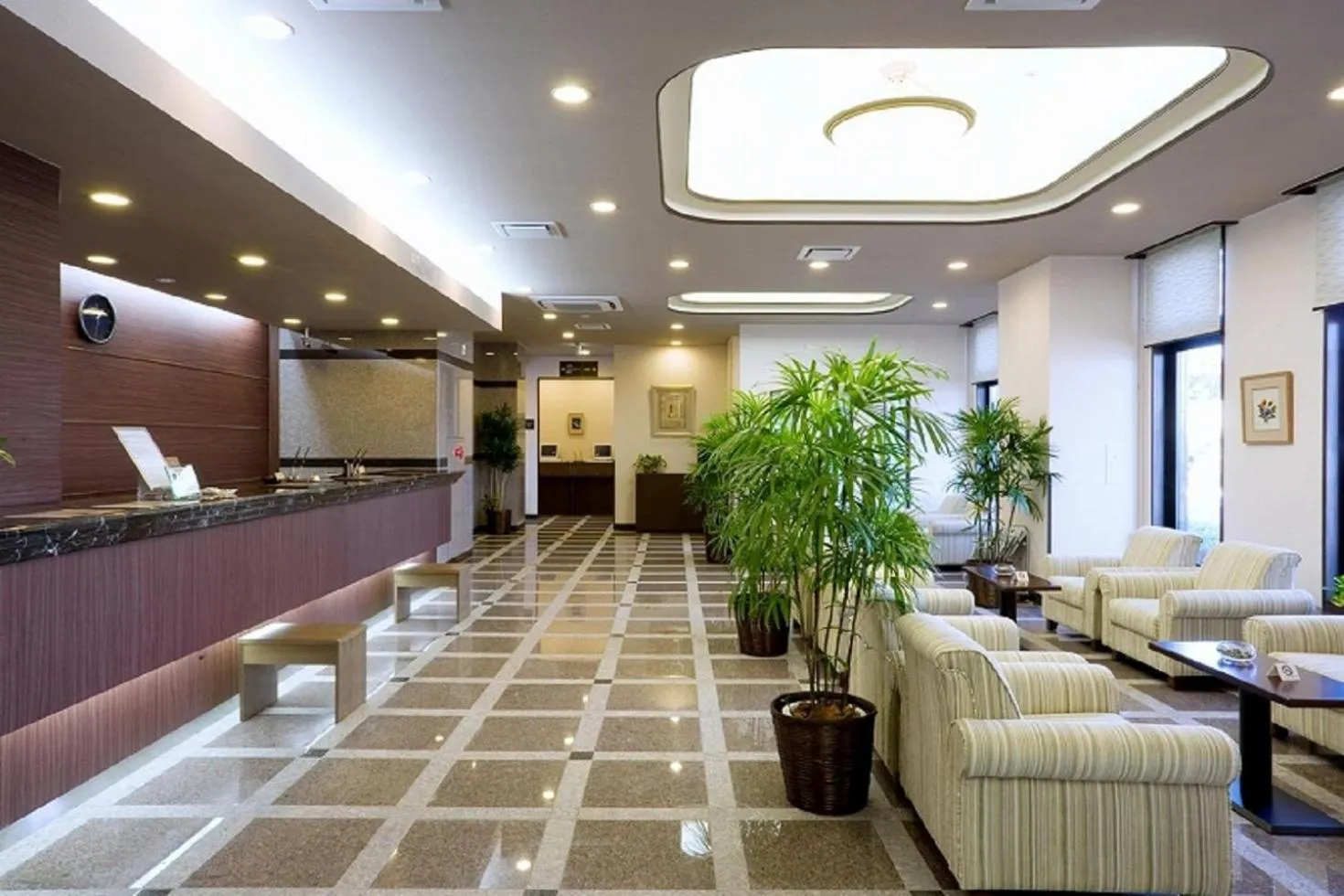 Lobby or reception in Hotel Route-Inn Mikawa Inter
