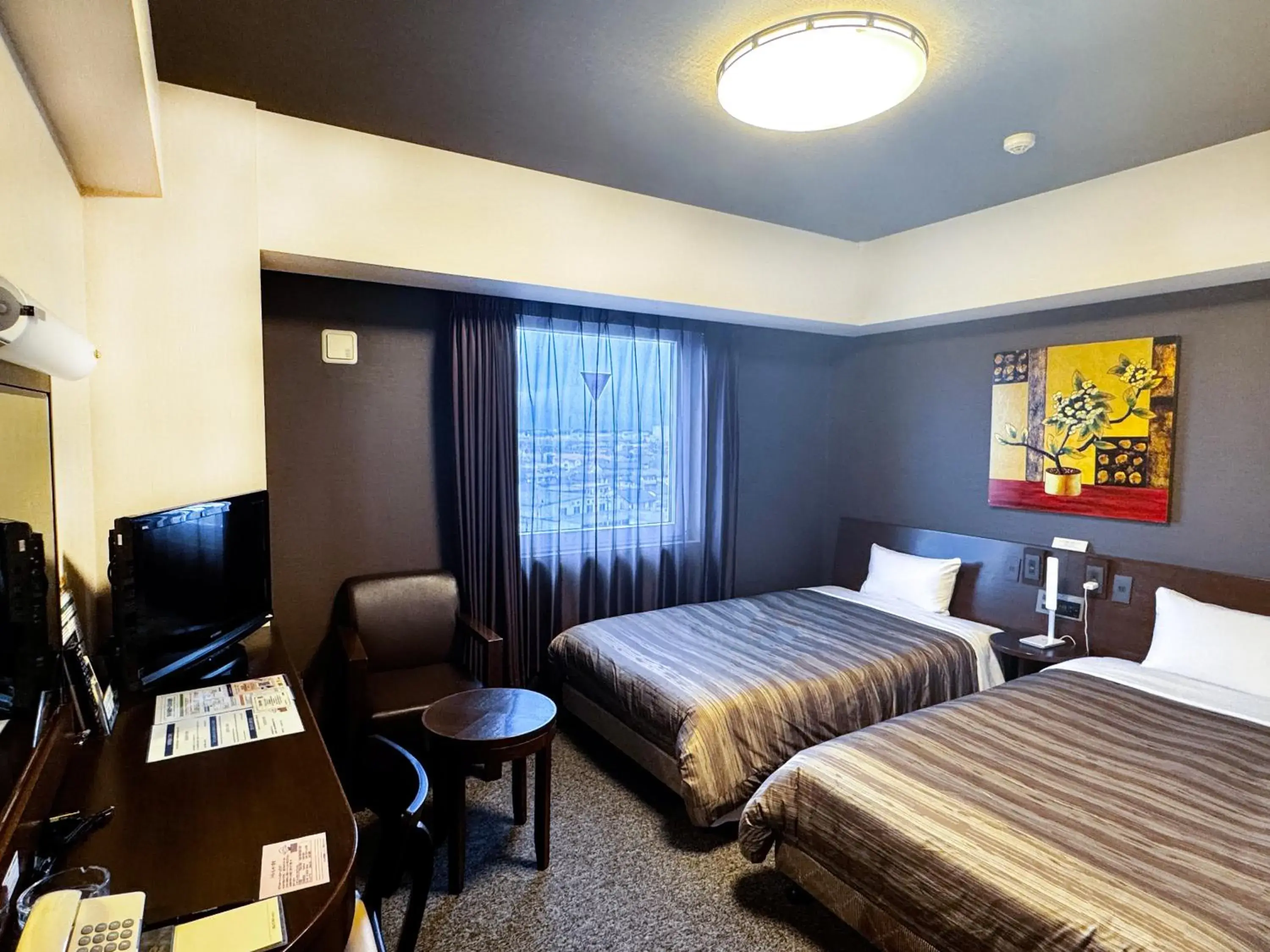 Comfort Twin Room - single occupancy - Non-Smoking in Hotel Route-Inn Oyama Comfort Twin Room - single occupancy - Non-Smoking in Hotel Route-Inn Oyama