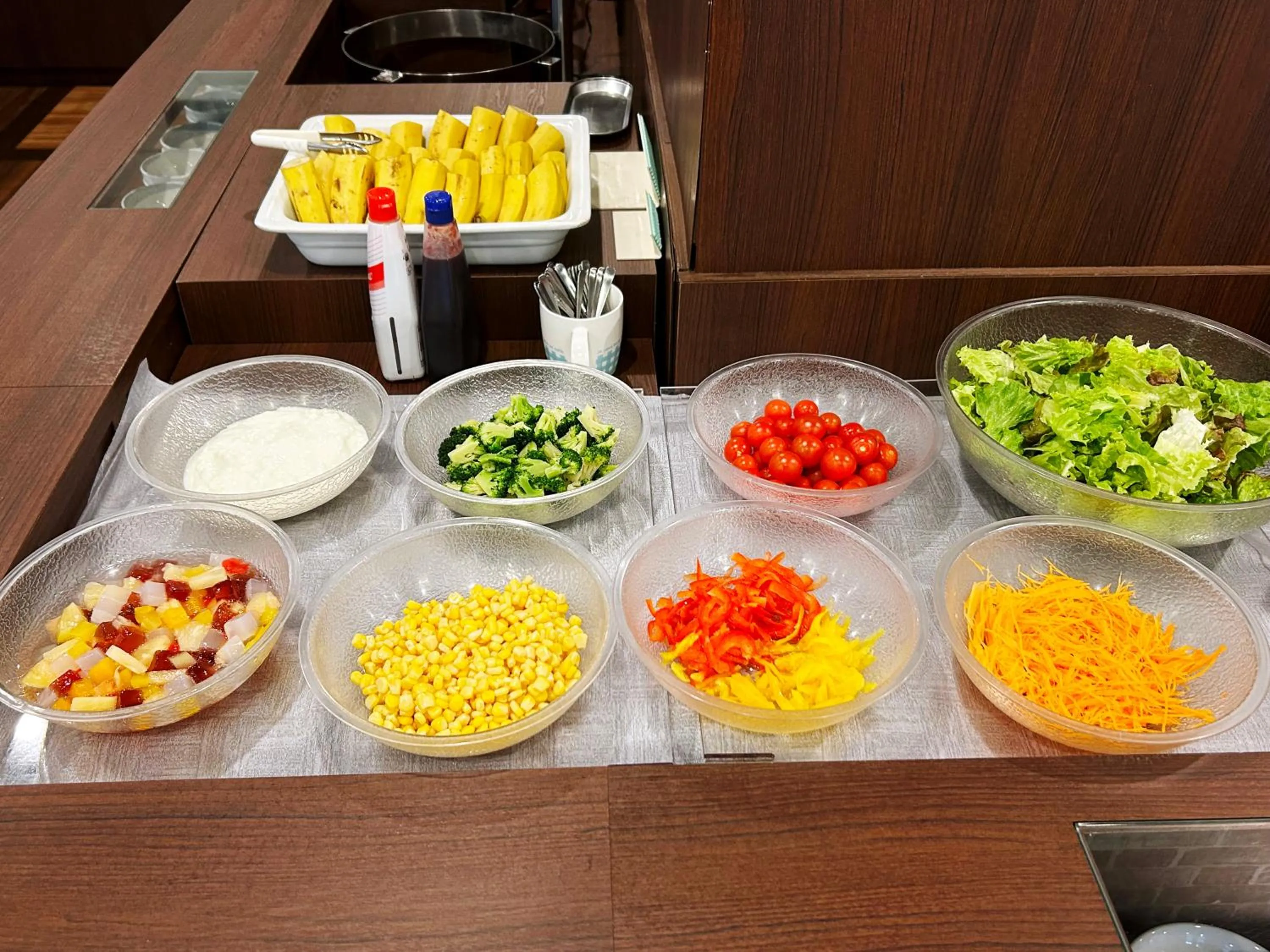 Breakfast in Hotel Route-Inn Iwata Inter