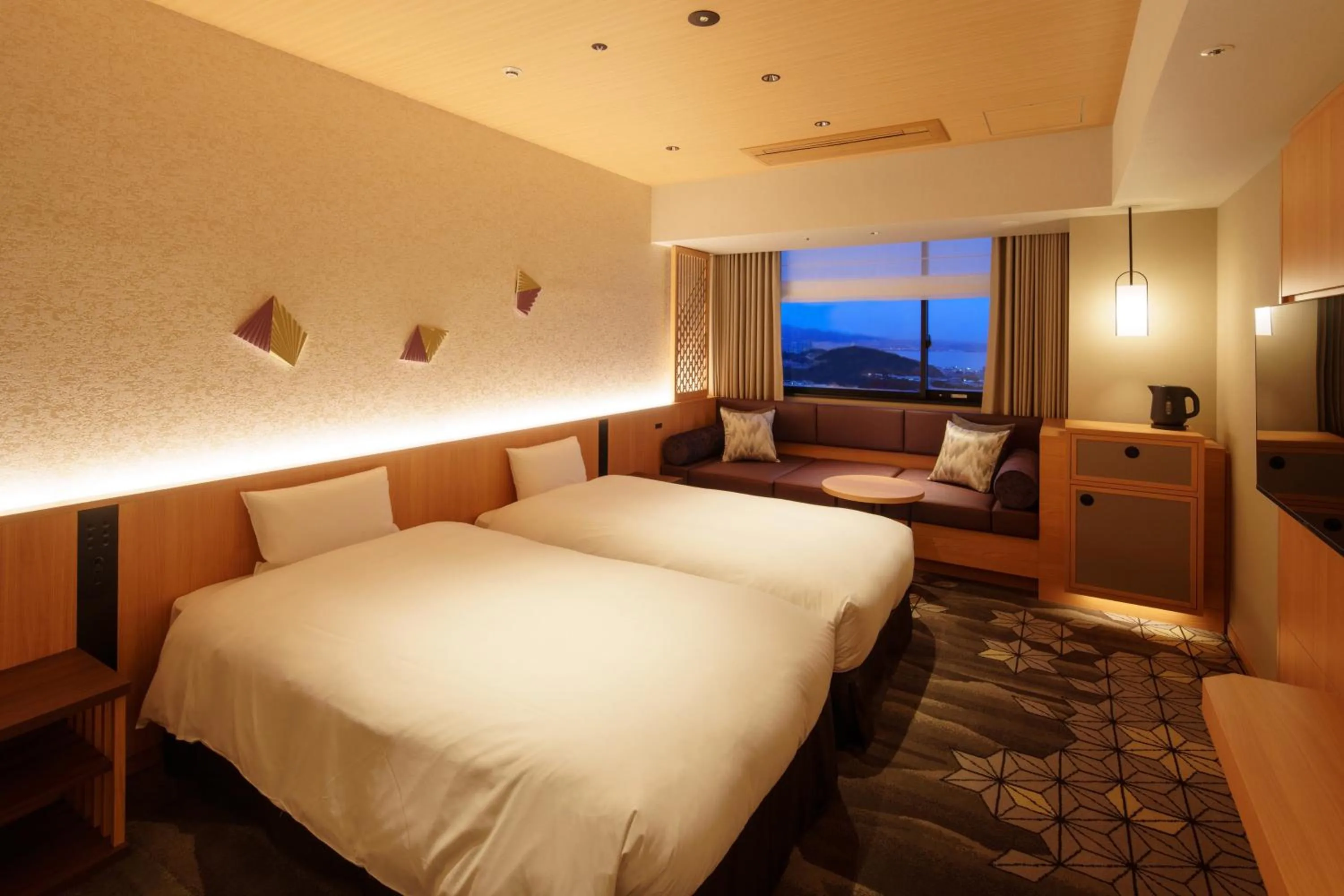 Photo of the whole room, Bed in Beppu SUGINOI HOTEL