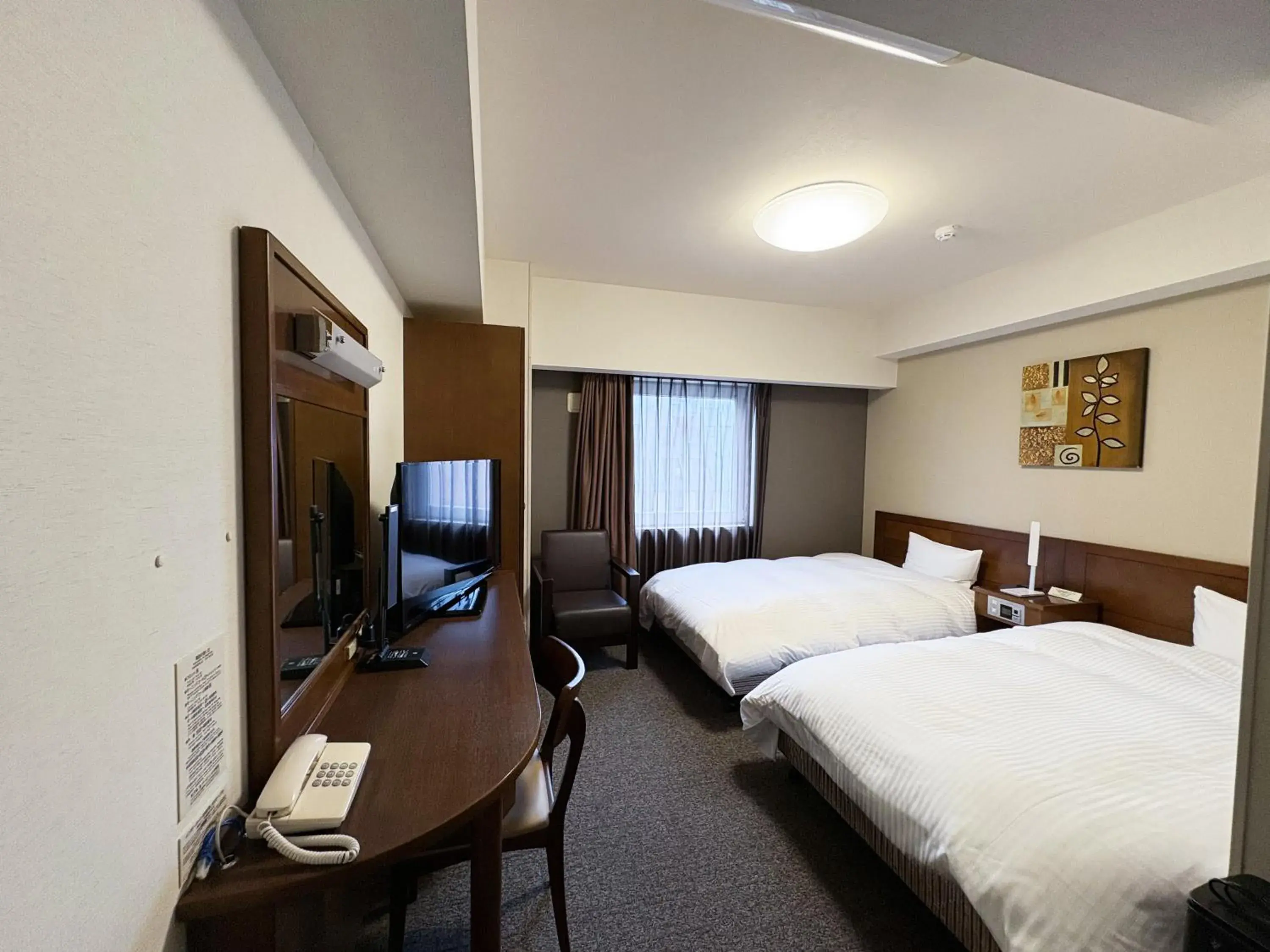 Twin Room - single occupancy - Smoking in Hotel Route-Inn Iwaki Ekimae Twin Room - single occupancy - Smoking in Hotel Route-Inn Iwaki Ekimae