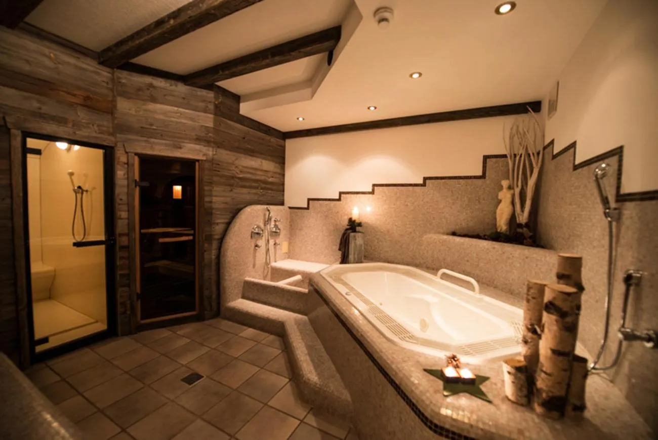 Sauna in Apparthotel Central