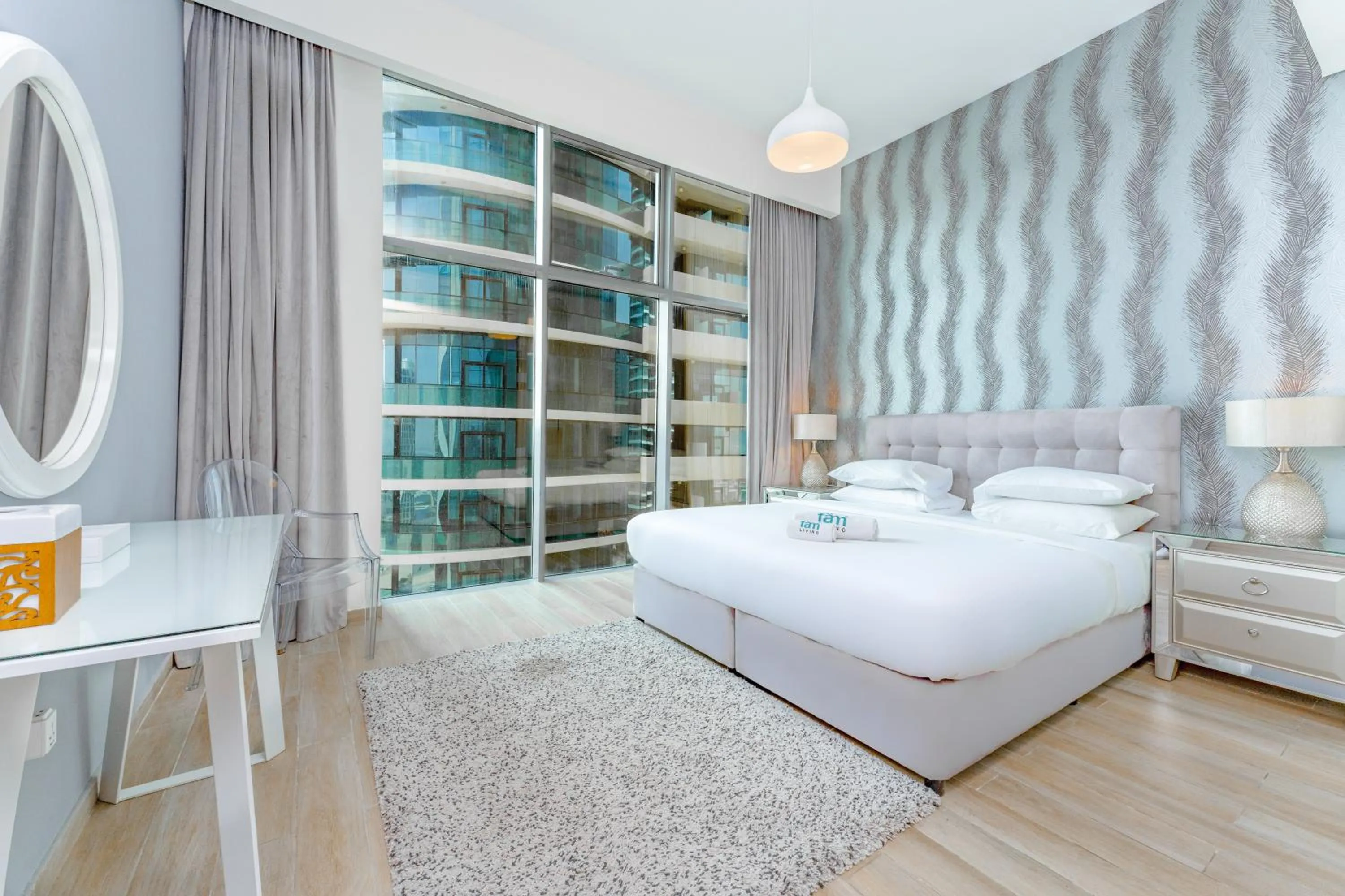 Bed in FAM Living - Mada Residences Downtown Dubai