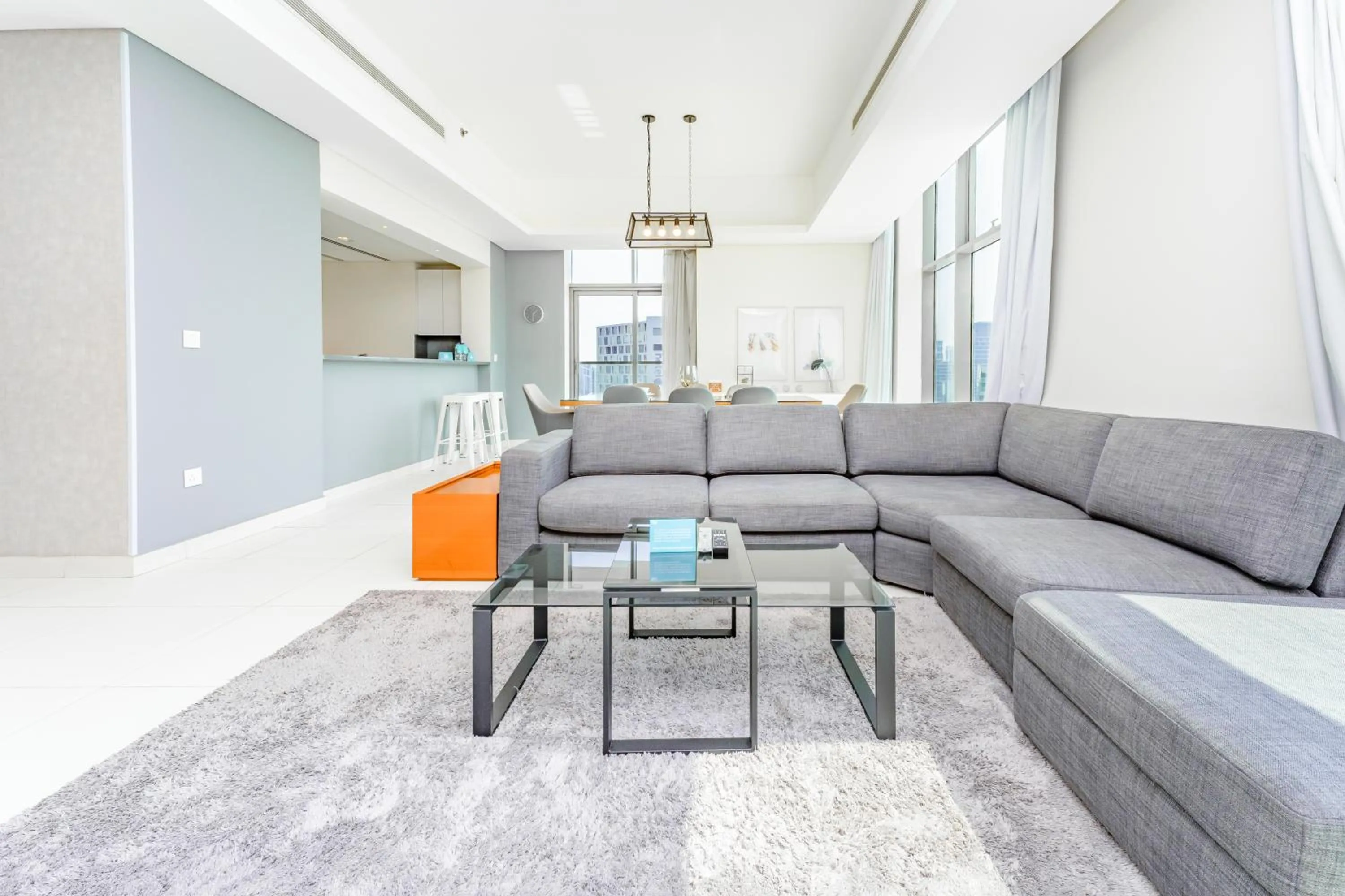 Living room, Seating Area in FAM Living - Mada Residences Downtown Dubai