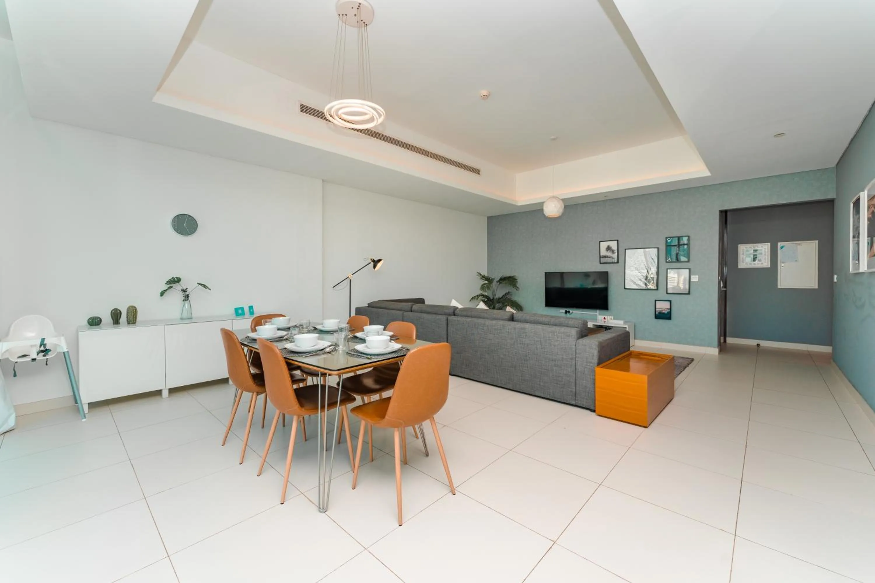 Living room, Dining Area in FAM Living - Mada Residences Downtown Dubai