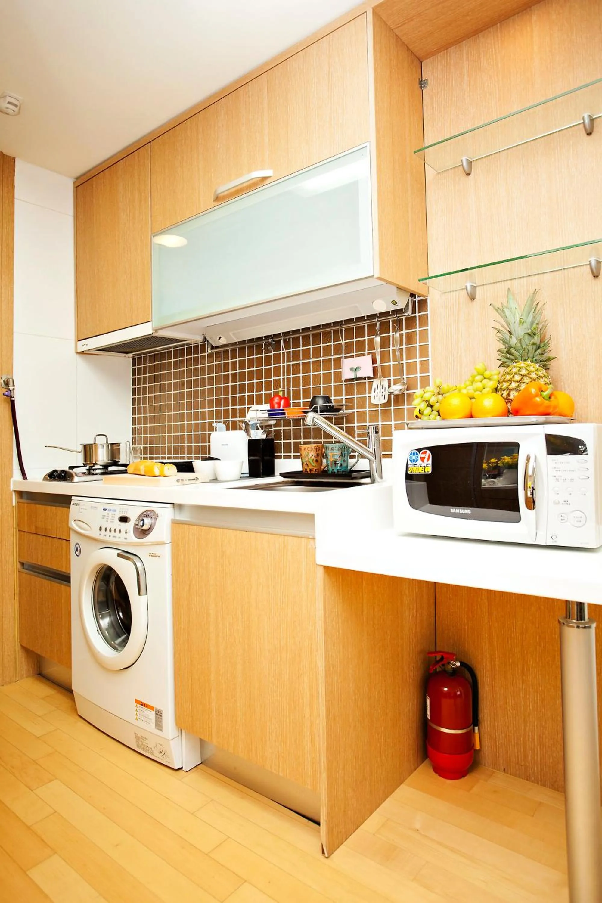 Kitchen or kitchenette in Hotel Hu Incheon Airport