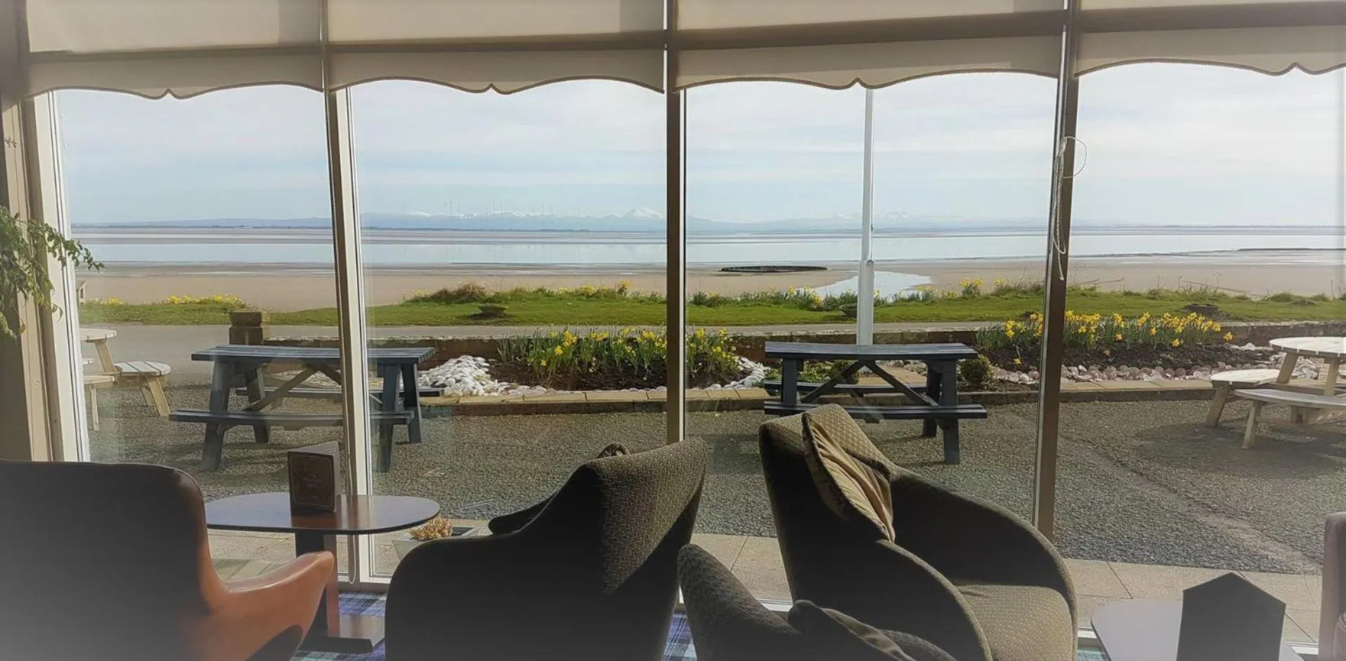 Seating area in The Powfoot Hotel, Annan