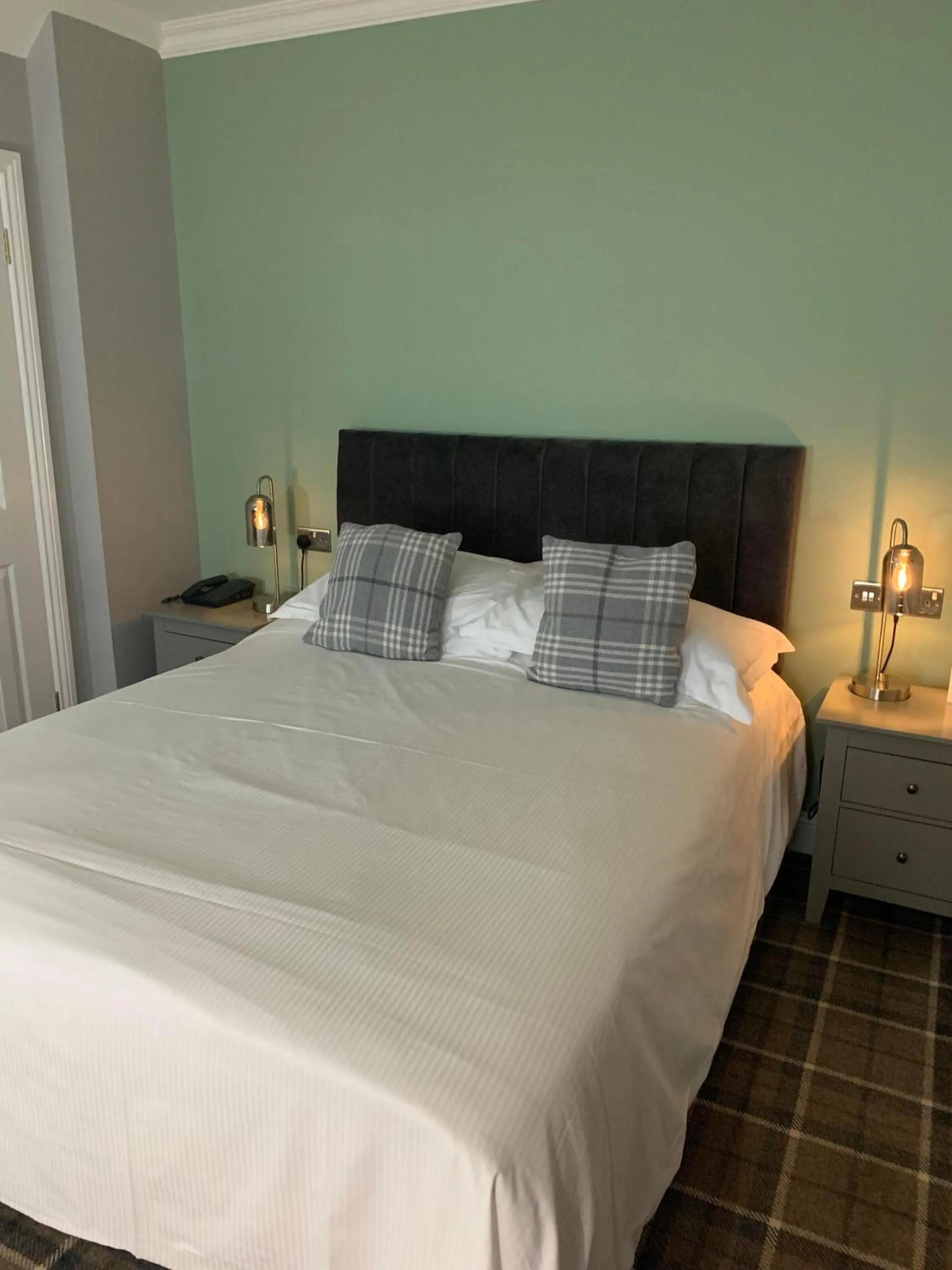 Bed in The Powfoot Hotel, Annan