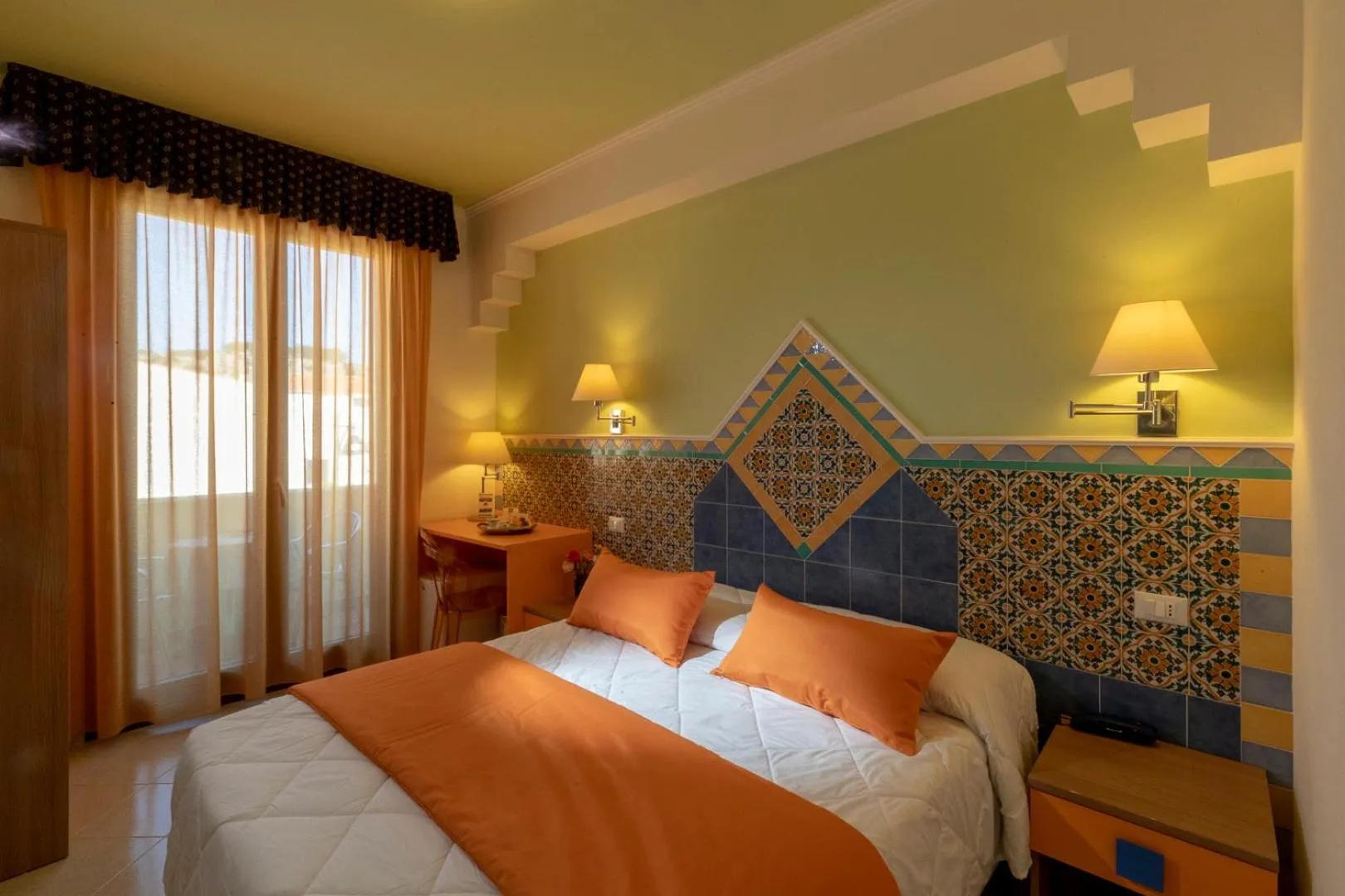 Bed in Hotel Riva Del Sole