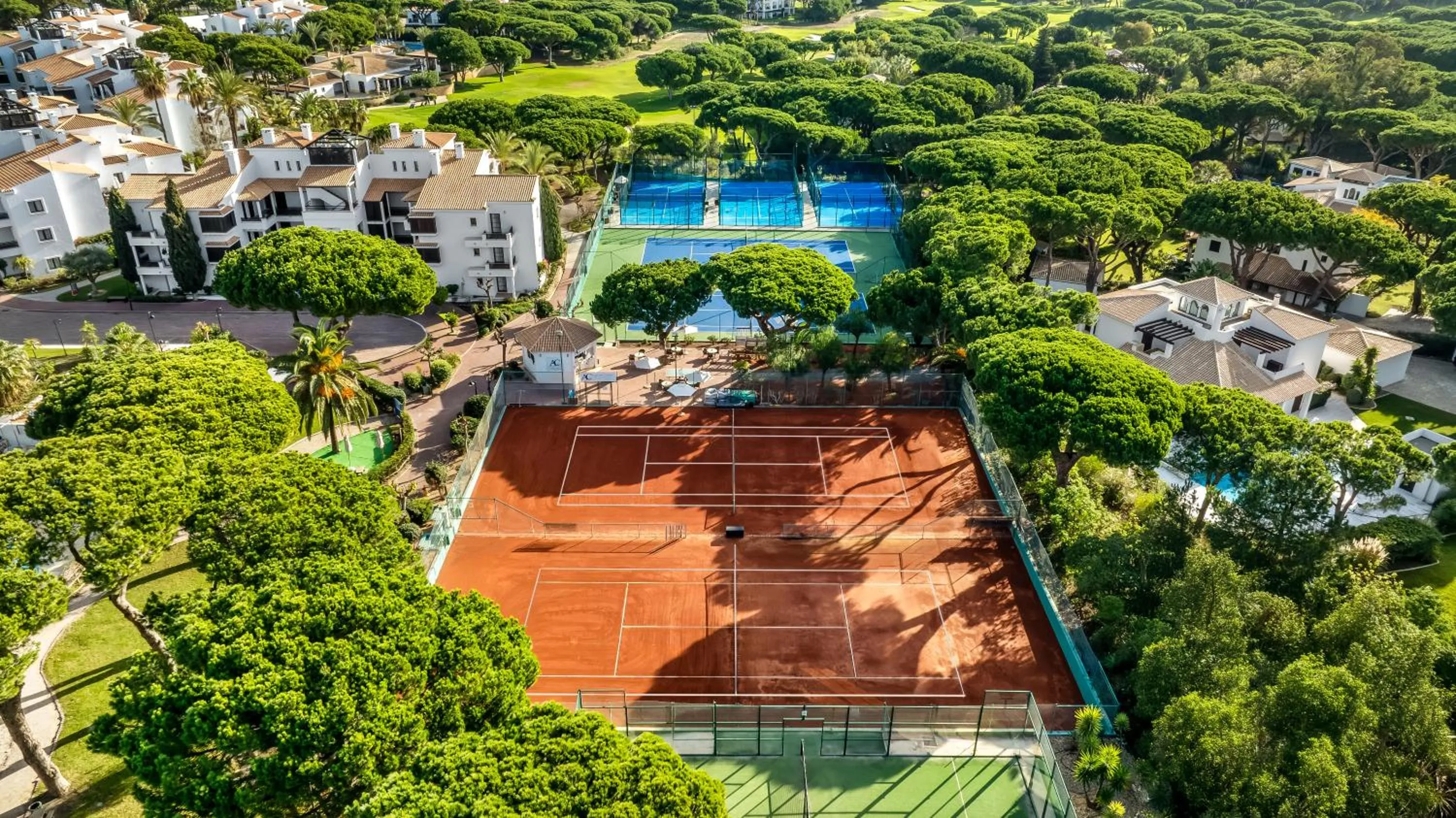 Tennis court in Pine Cliffs Village