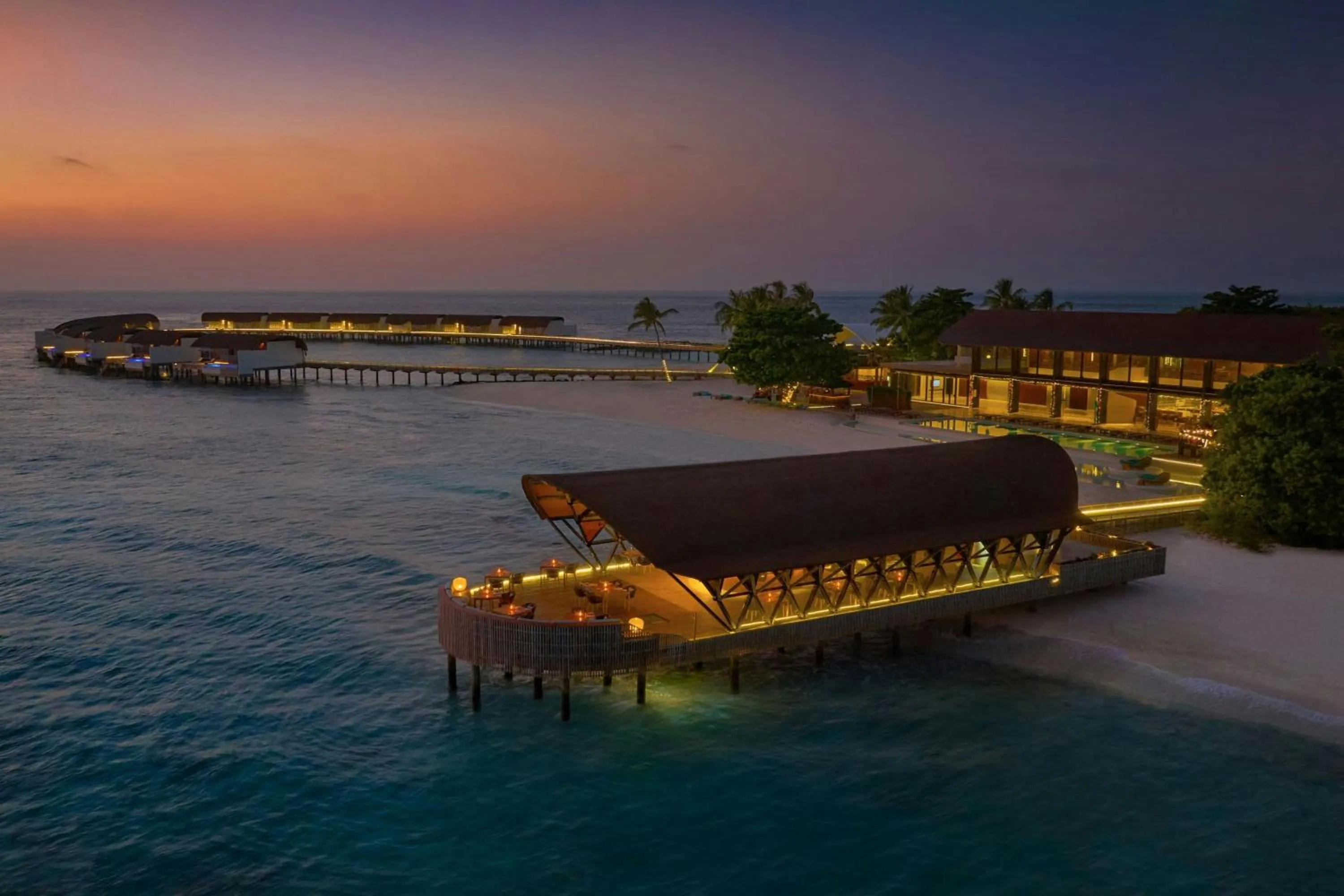 Property building in The Westin Maldives Miriandhoo Resort