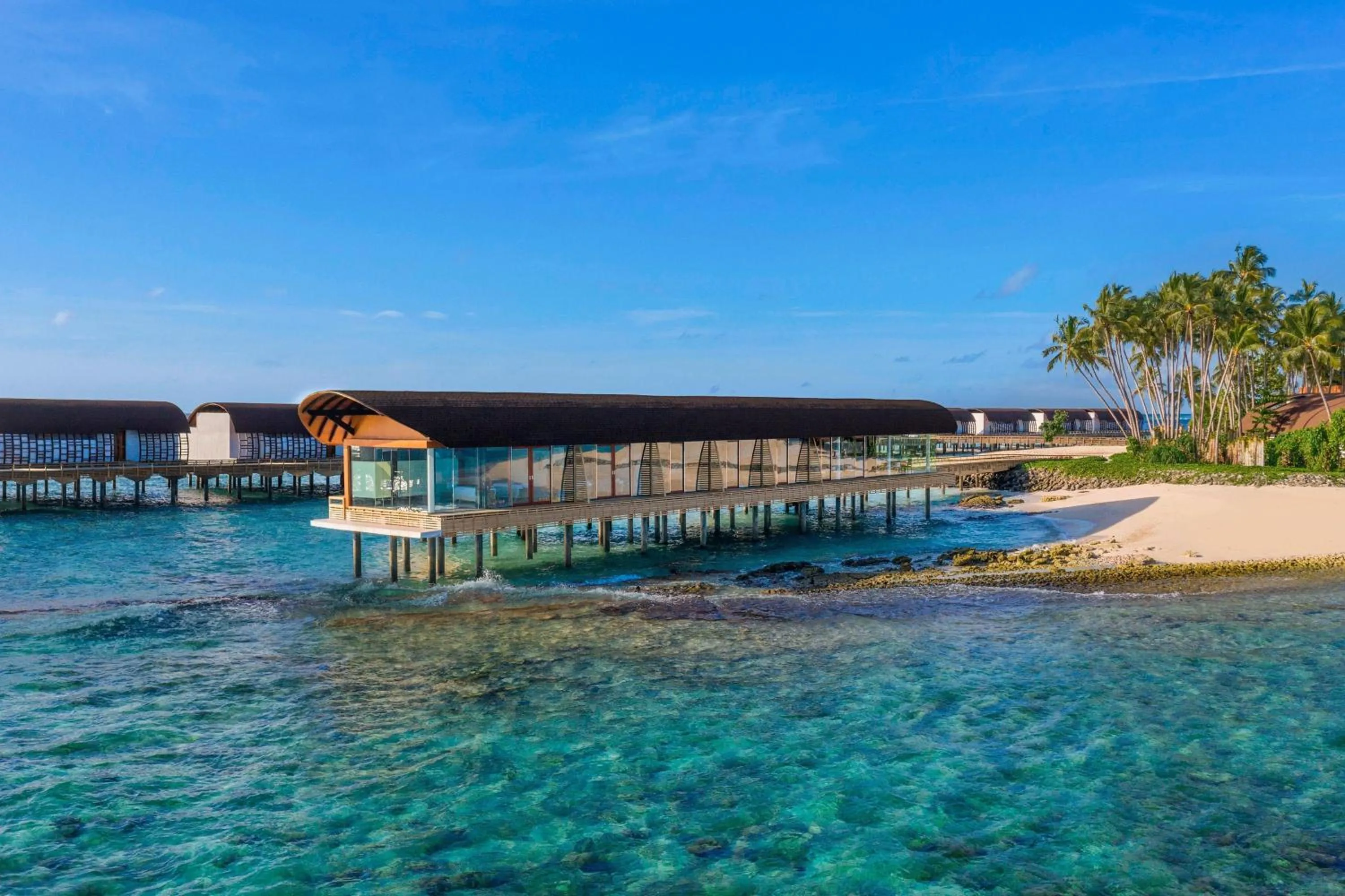 Property building in The Westin Maldives Miriandhoo Resort