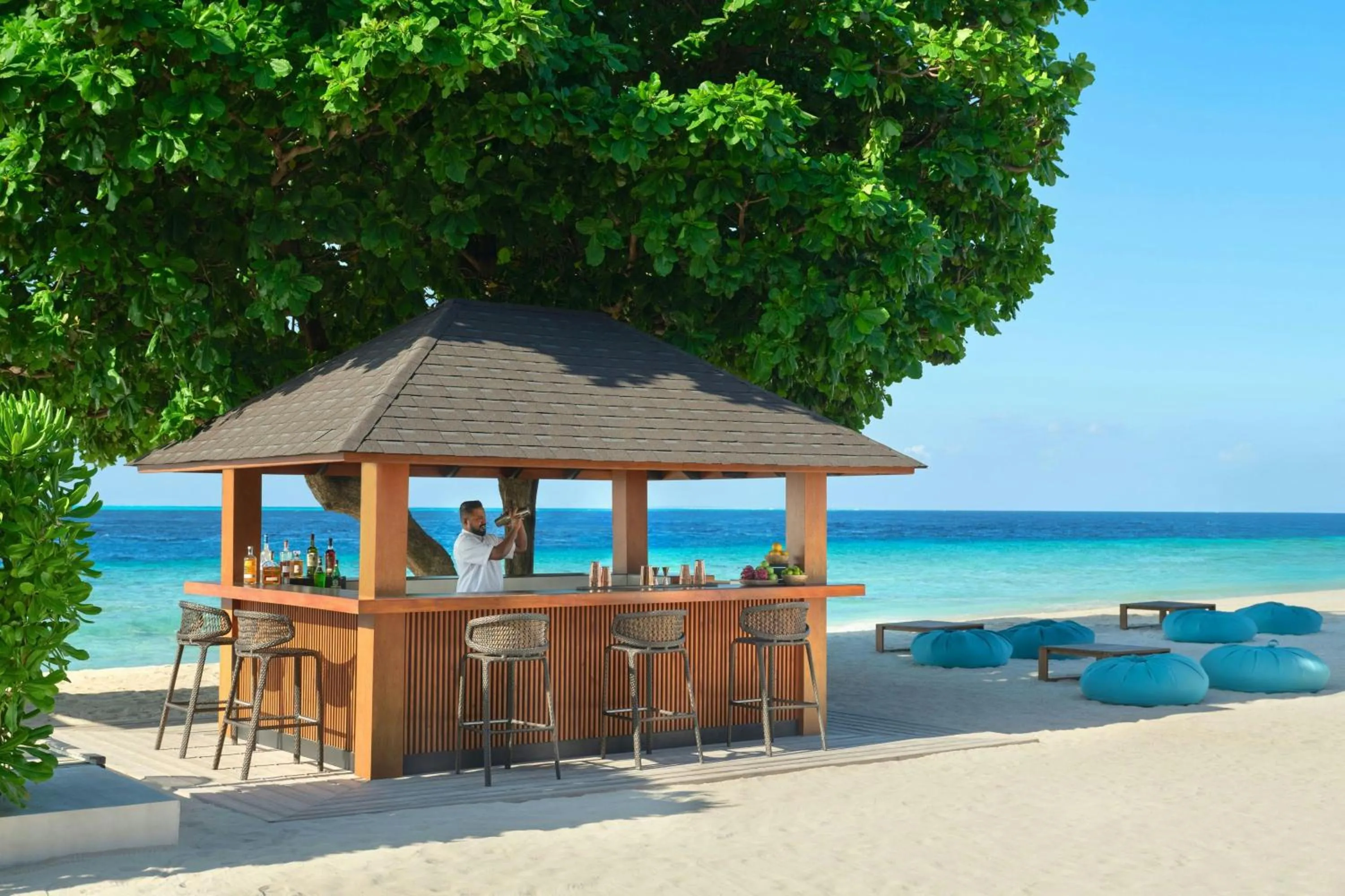 Beach in The Westin Maldives Miriandhoo Resort