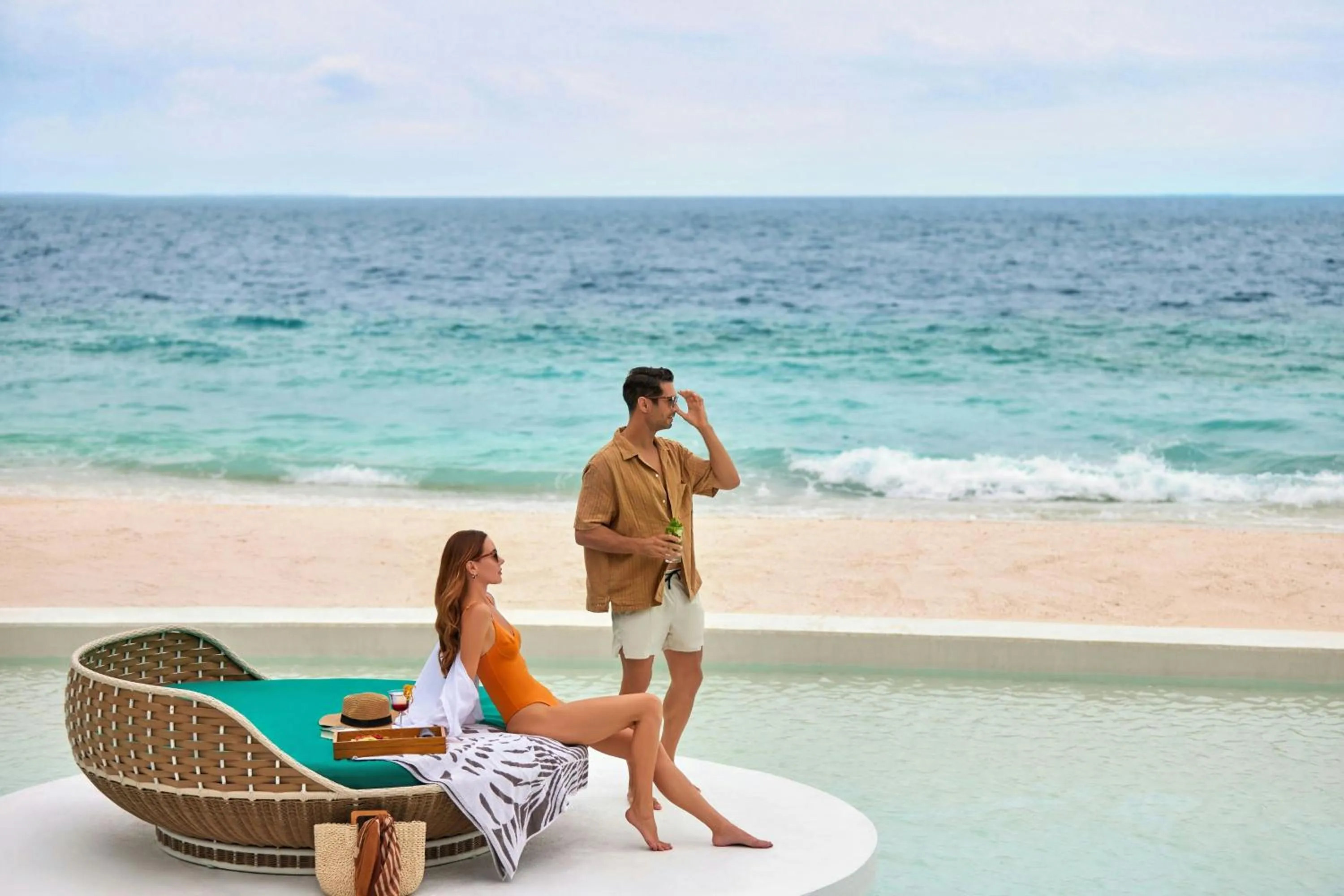 Swimming pool in The Westin Maldives Miriandhoo Resort