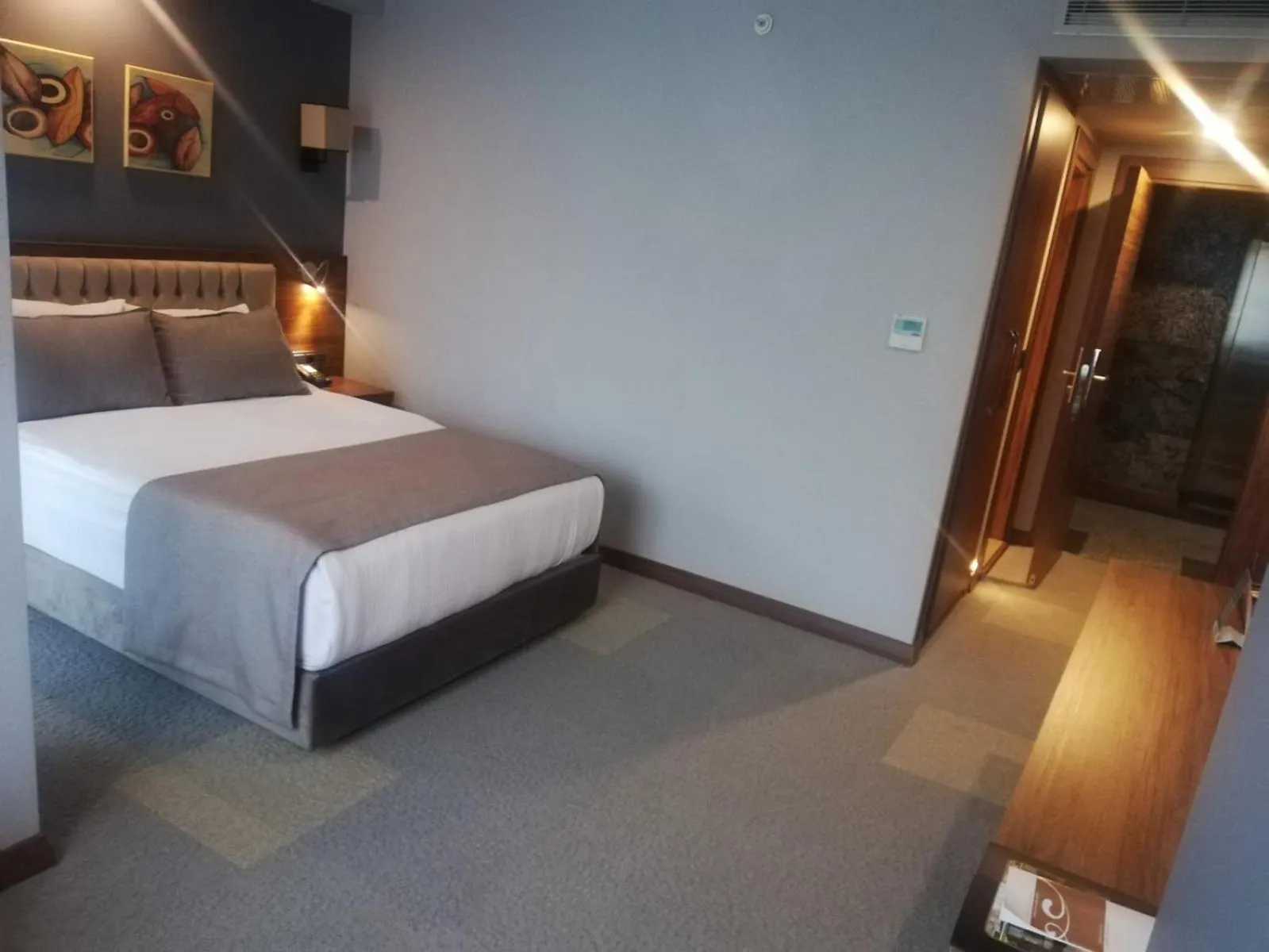 Bed in Oytun Park Hotel