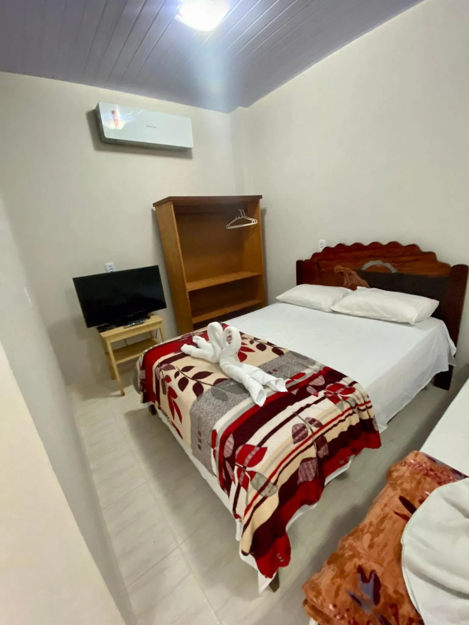 Bed in Pousada Encantos da Amazônia