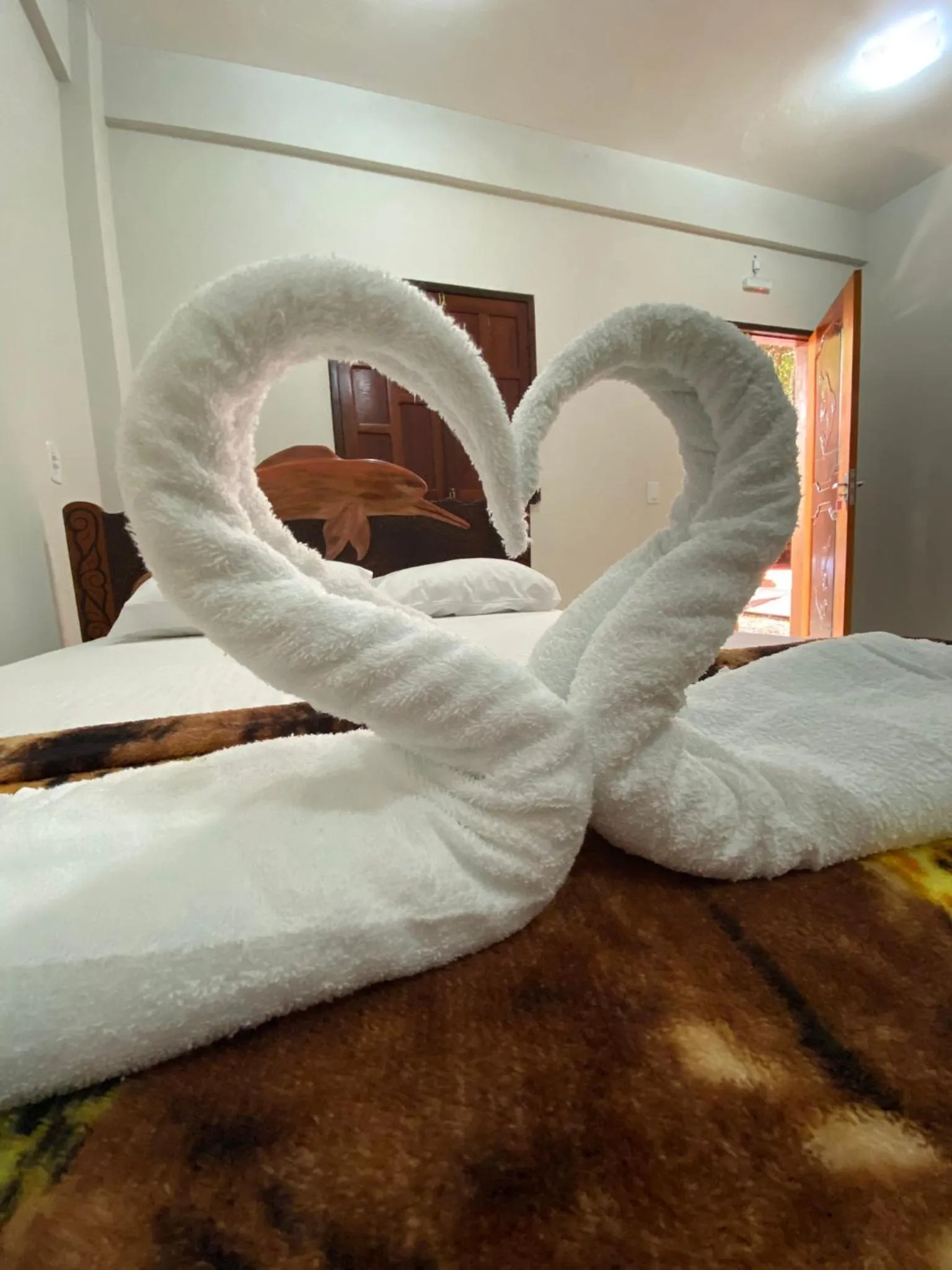 Bed in Pousada Encantos da Amazônia