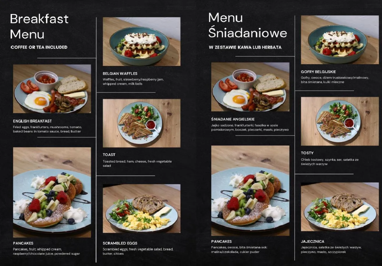 Breakfast in Moon Hostel Kraków