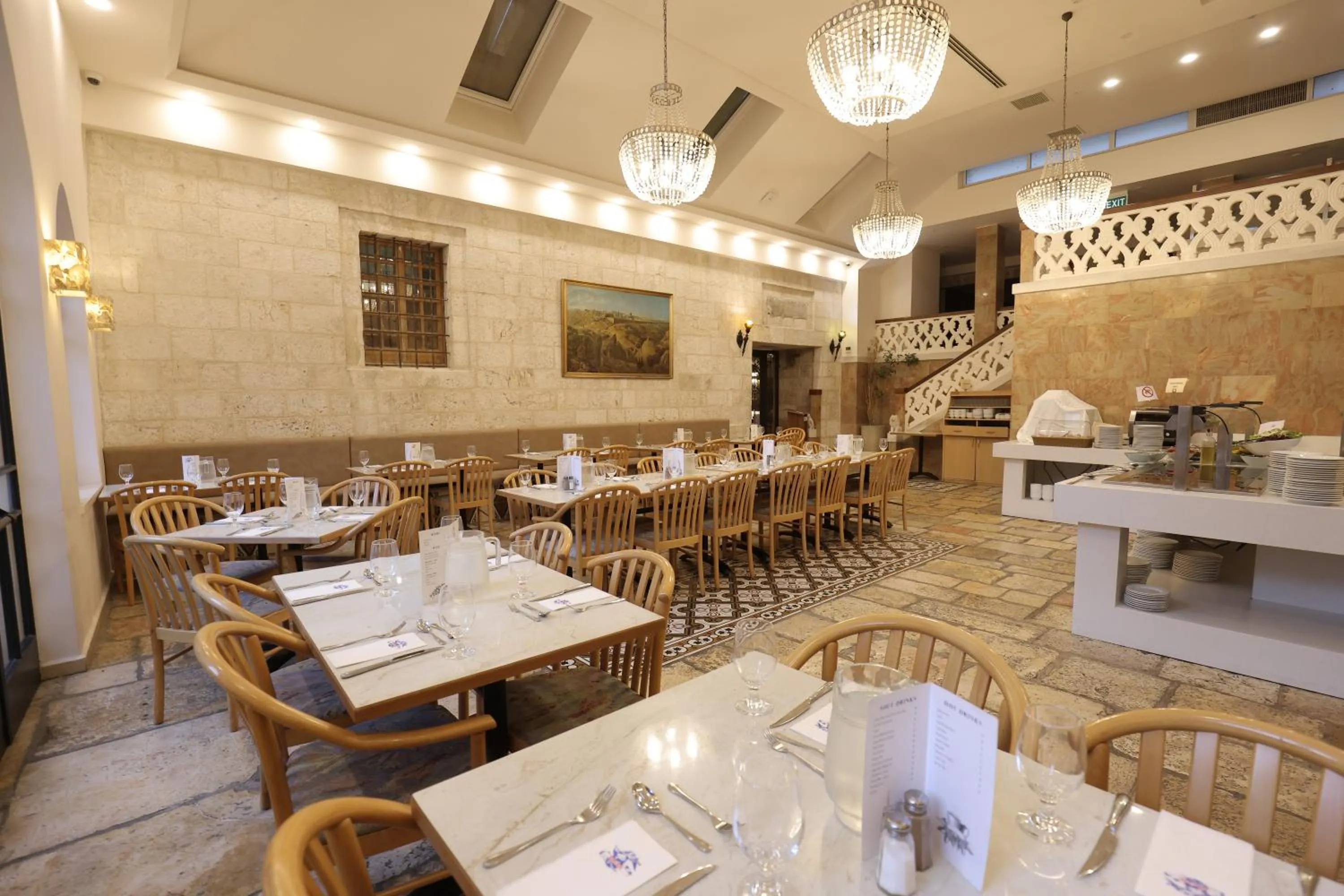 Dining area in Gloria Hotel