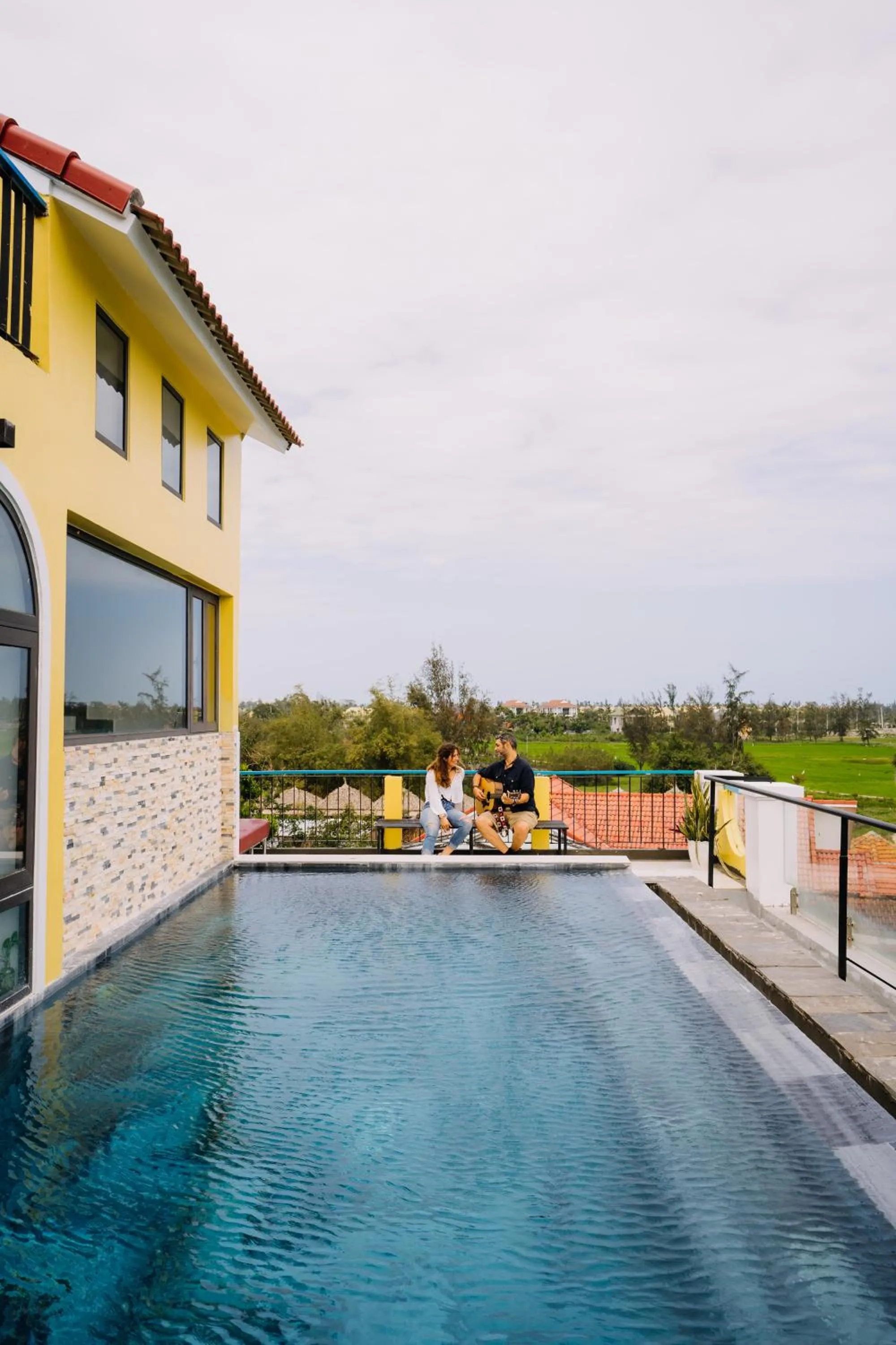 Swimming pool in The Cuckoo's Nest Hostel and Bar managed by Hoianese