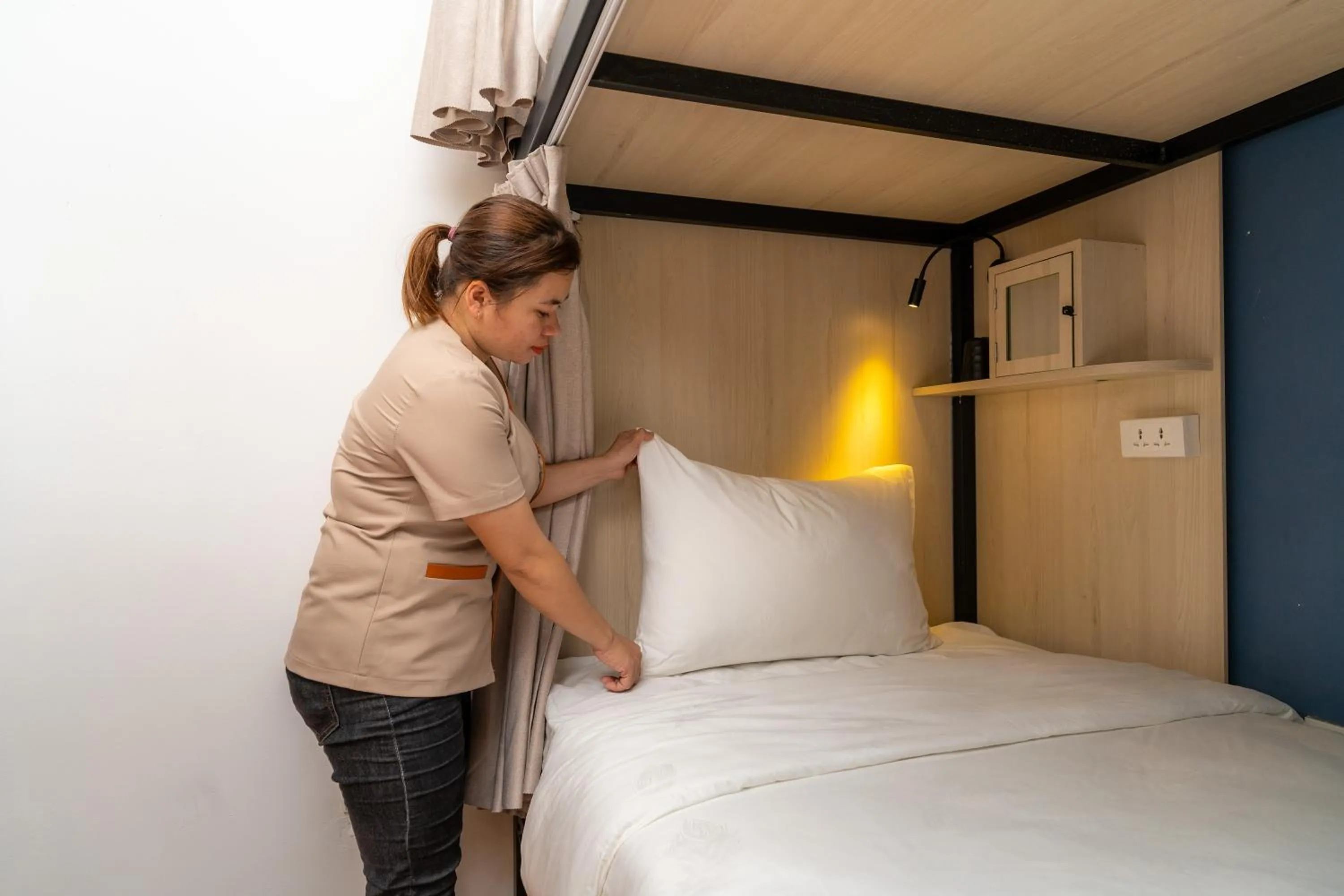 Bed in The Cuckoo's Nest Hostel and Bar managed by Hoianese