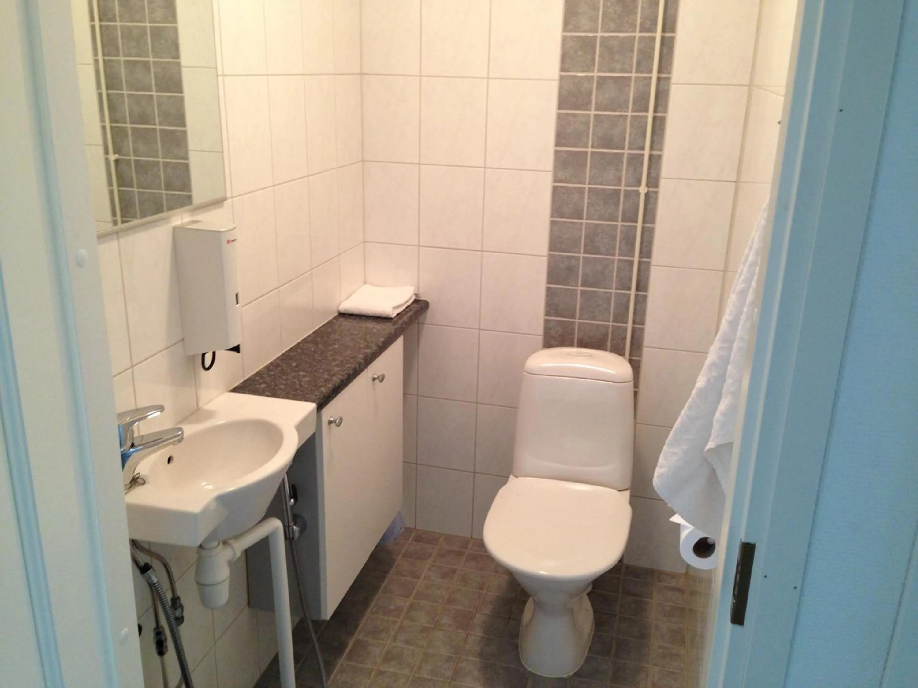 Toilet in Huoneistohotelli Lumihovi