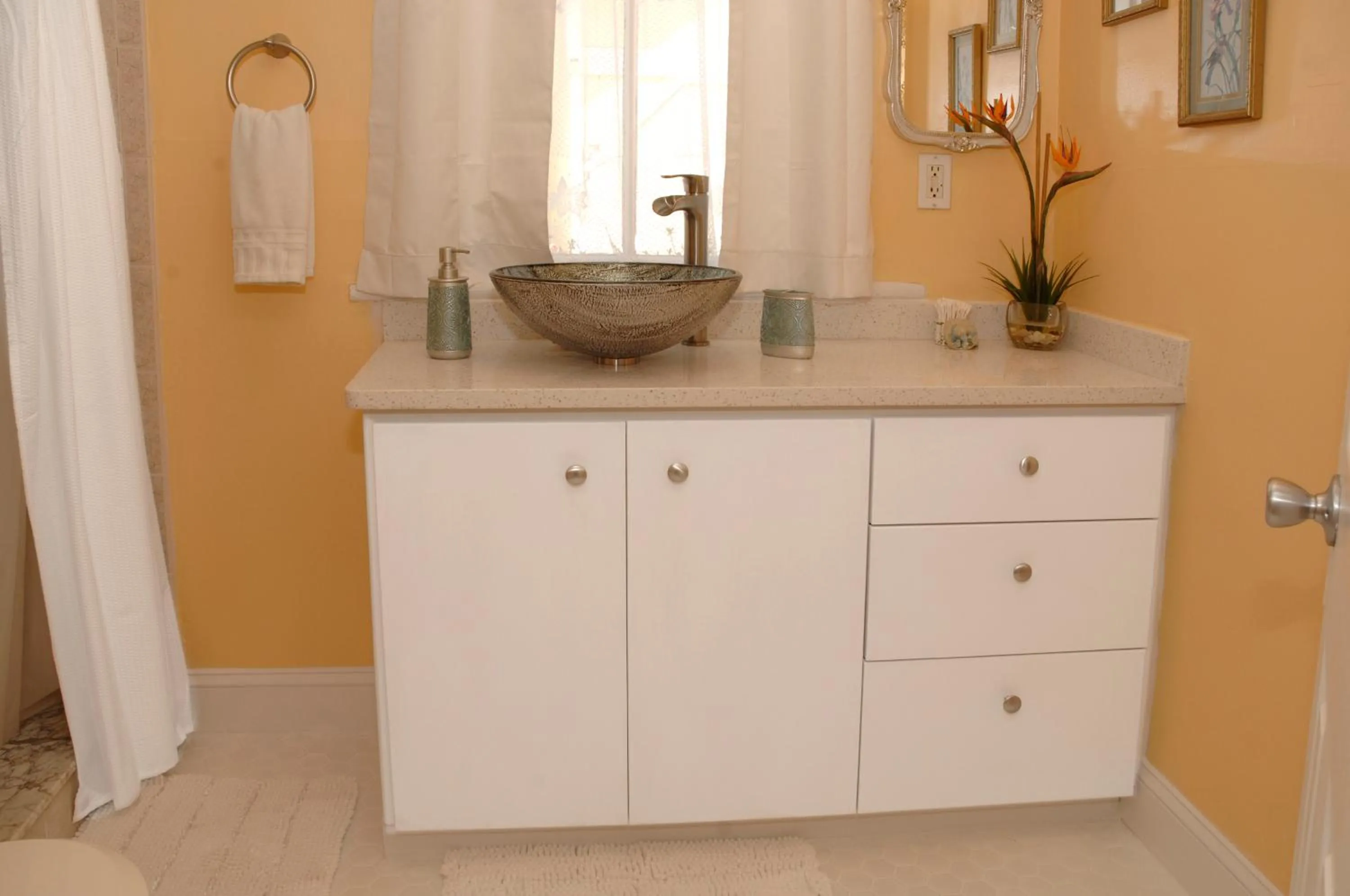 Bathroom in Adorable Historic Downtown Apartment