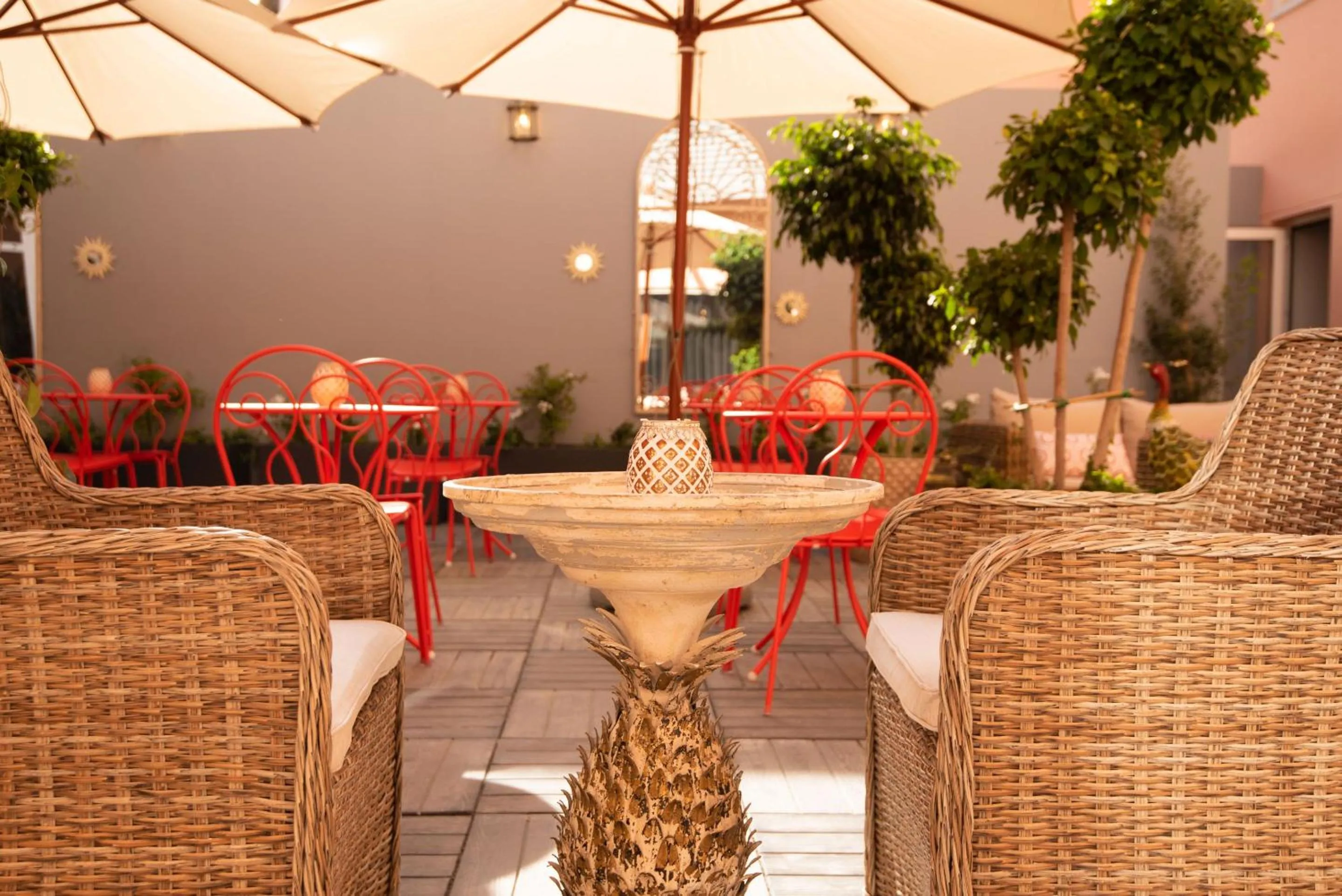 Patio in Maxime Boutique Hotel Avenida da Liberdade