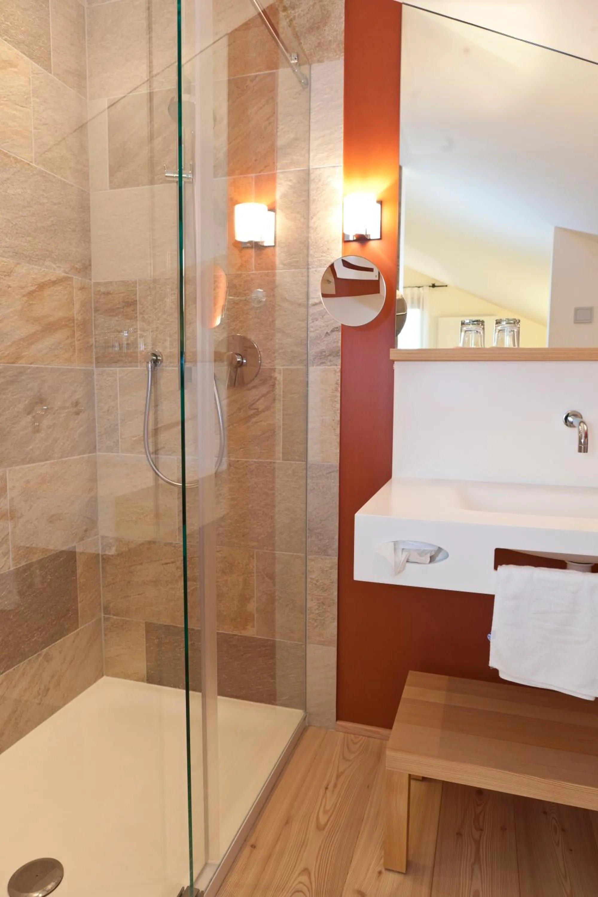 Bathroom in Hotel Heubad