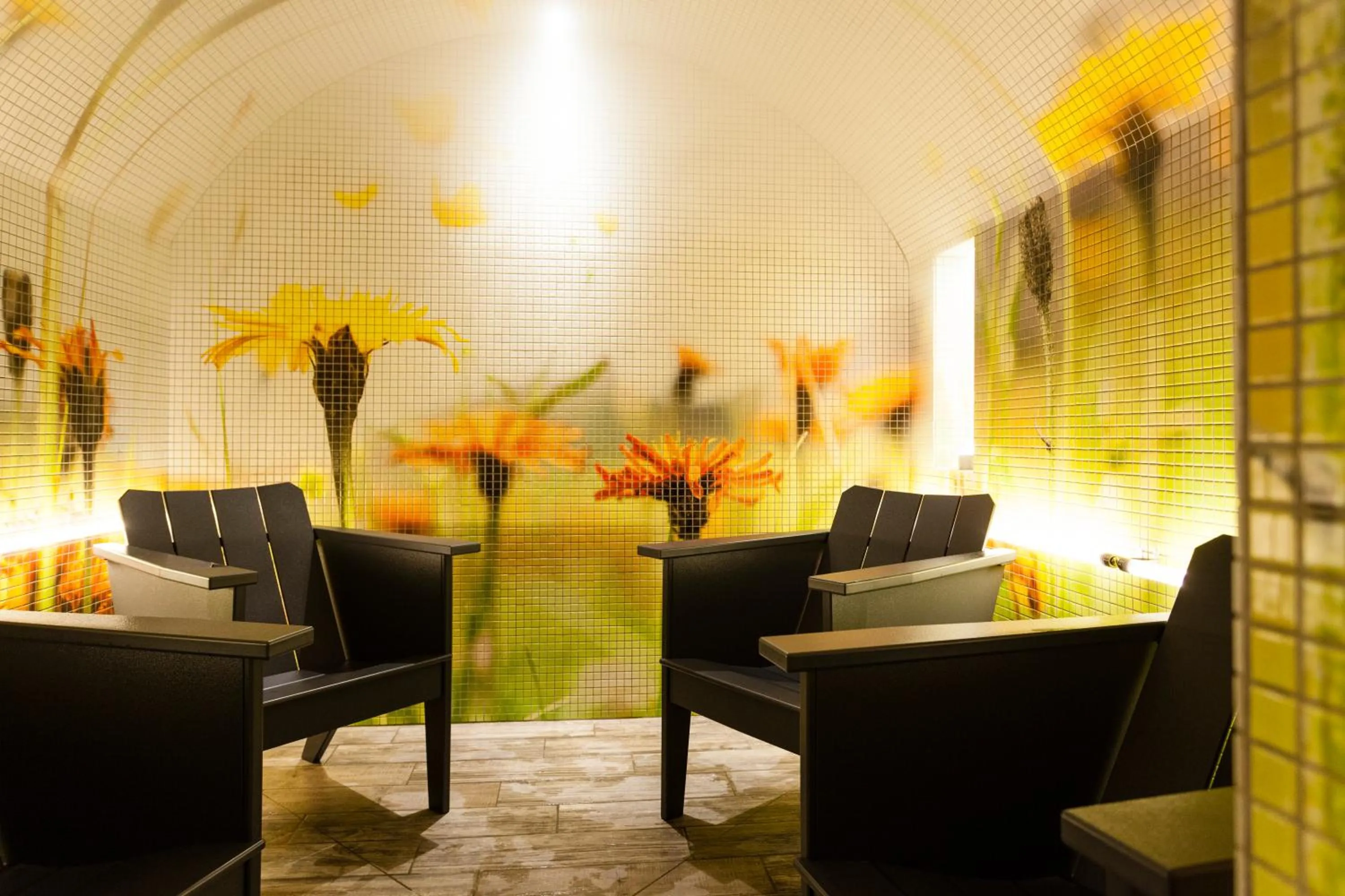 Steam room in Hotel Heubad