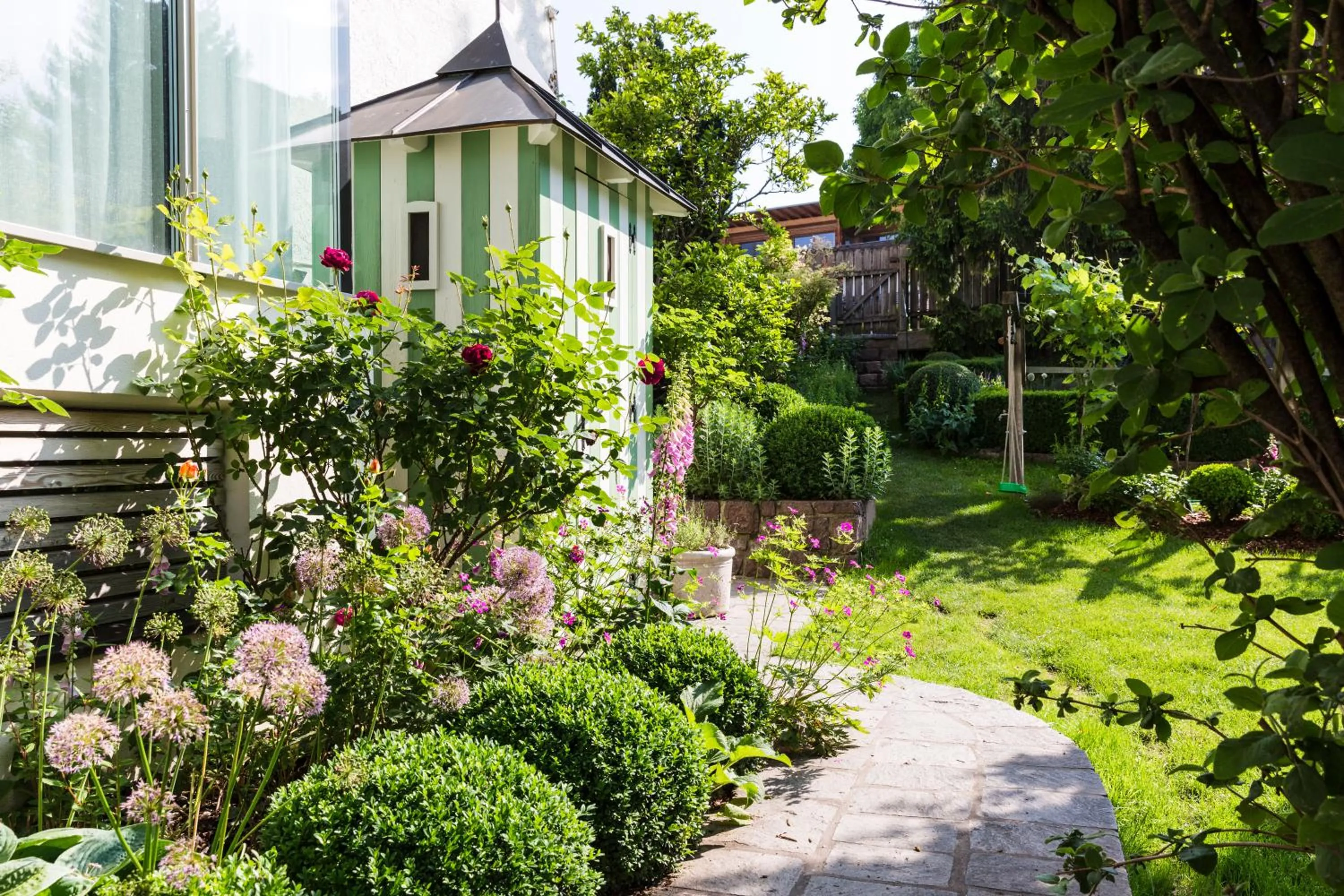 Garden in Hotel Heubad