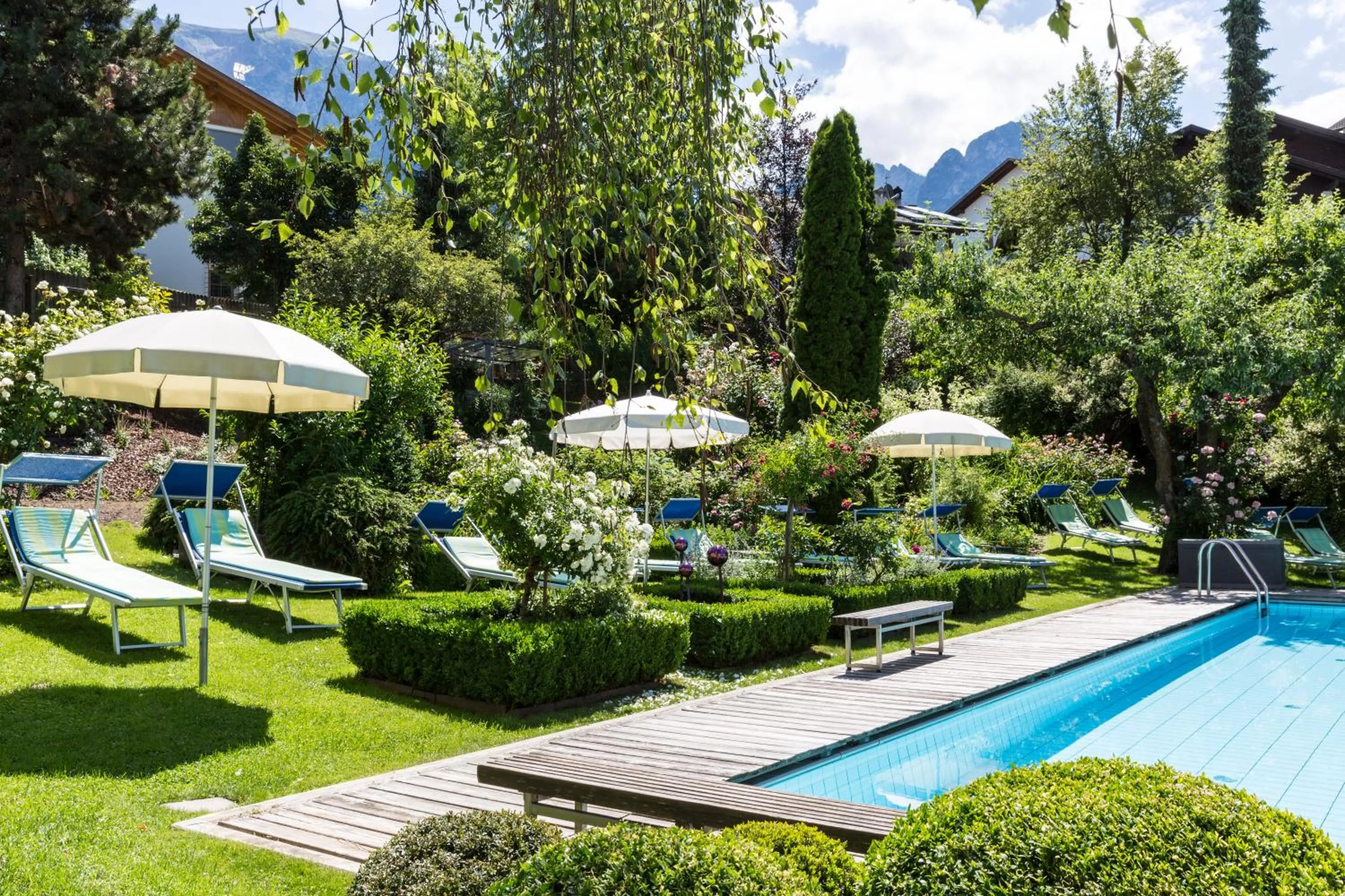 Garden in Hotel Heubad