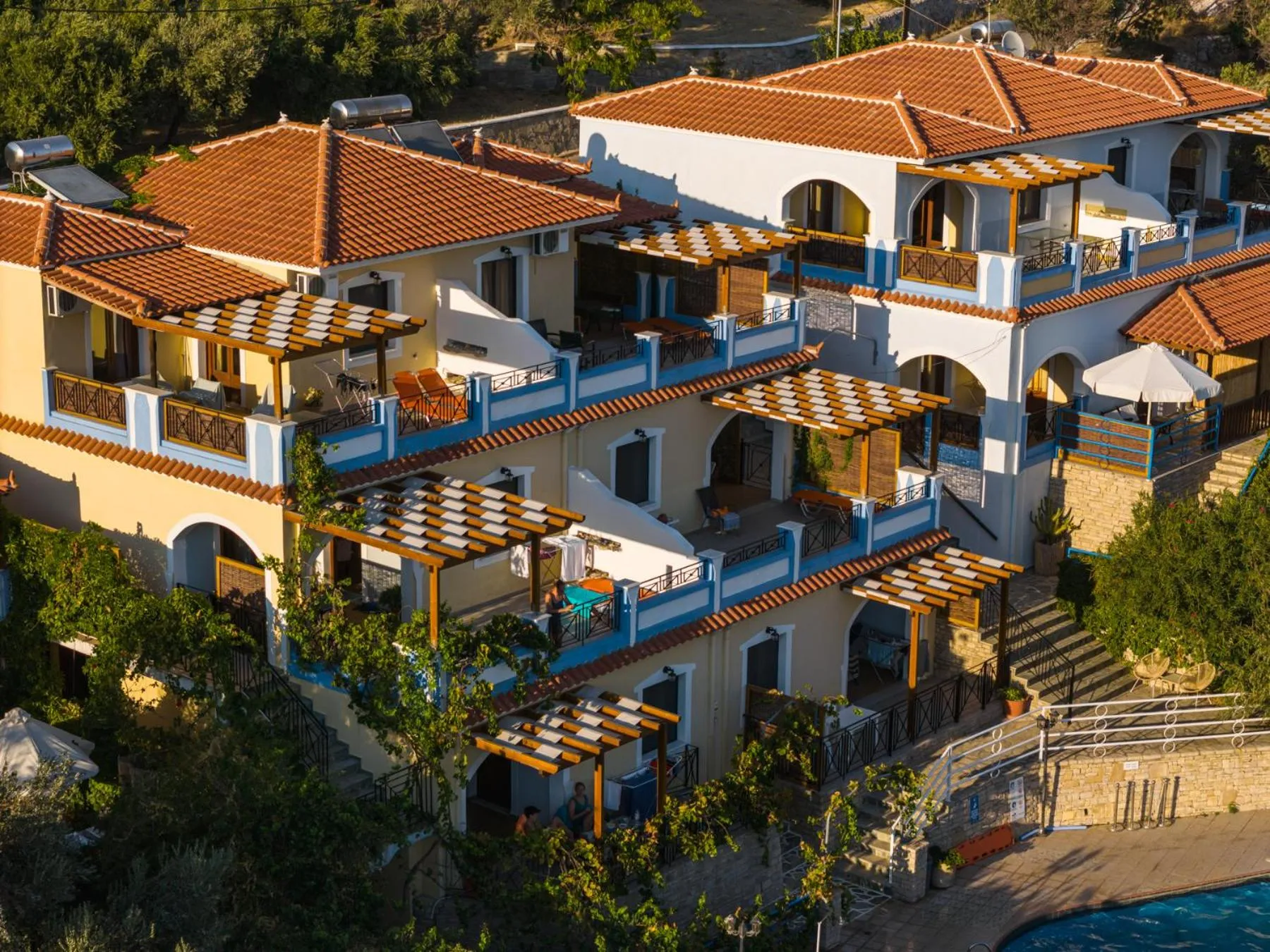 Property building in Pantheon Apartments & Studios