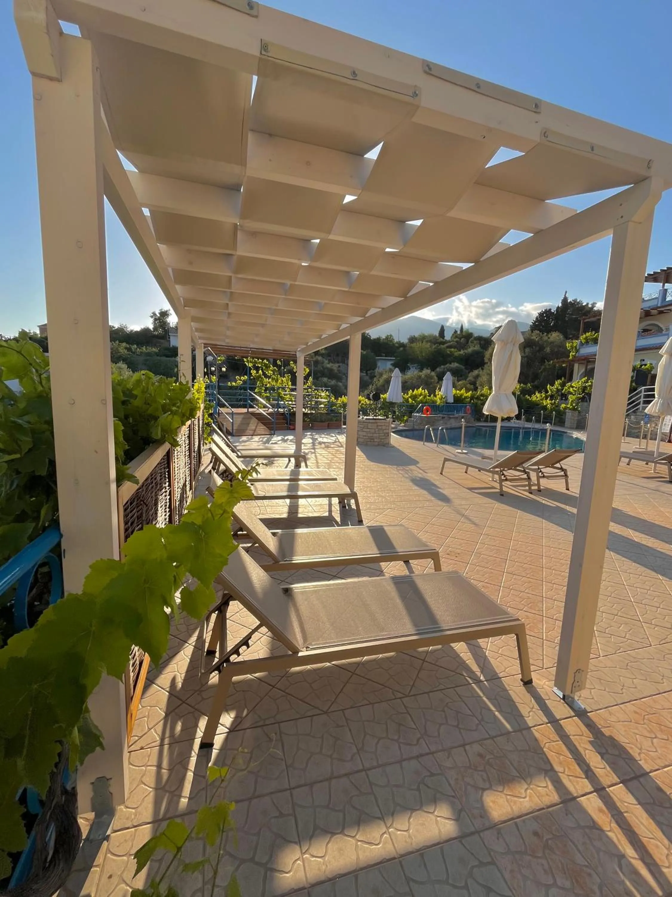 Swimming pool in Pantheon Apartments & Studios