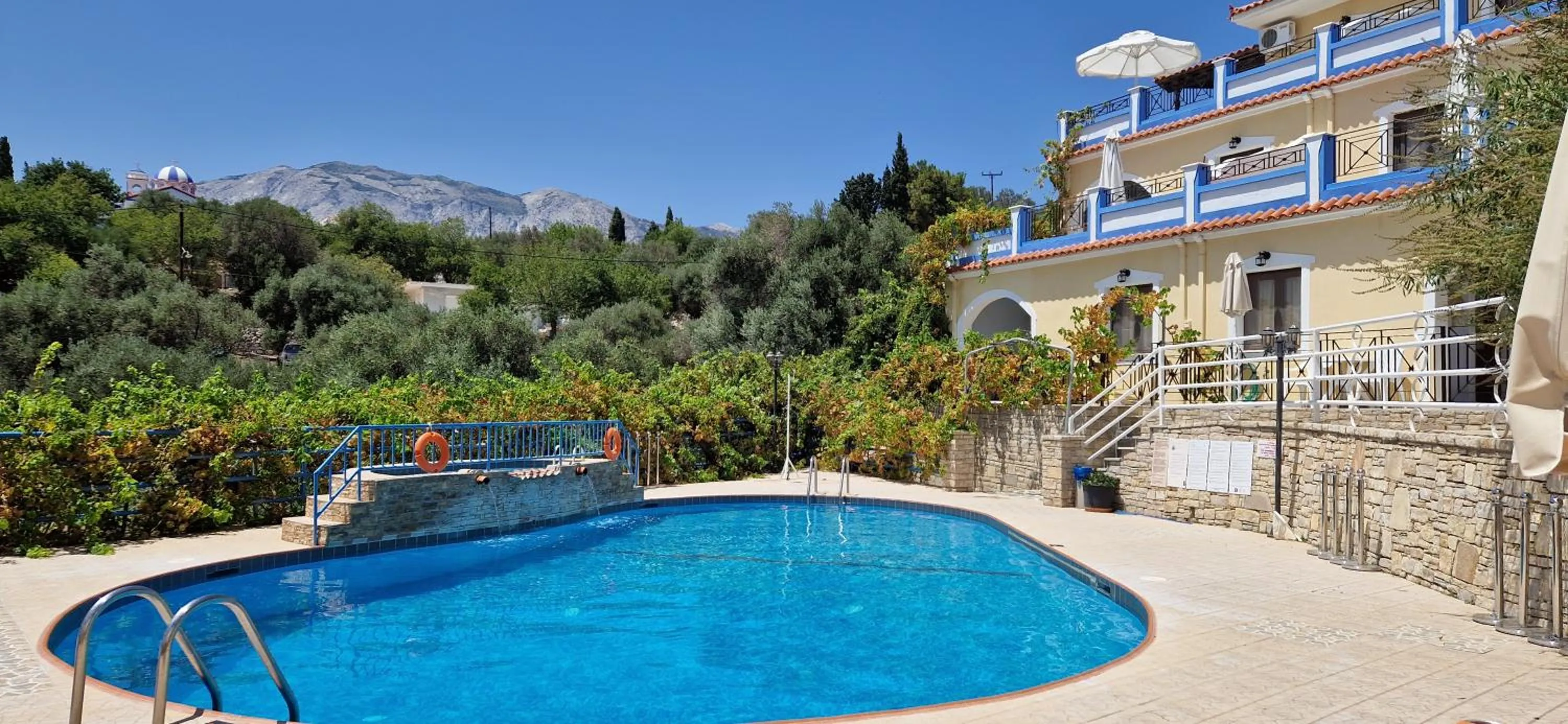 Swimming pool in Pantheon Apartments & Studios