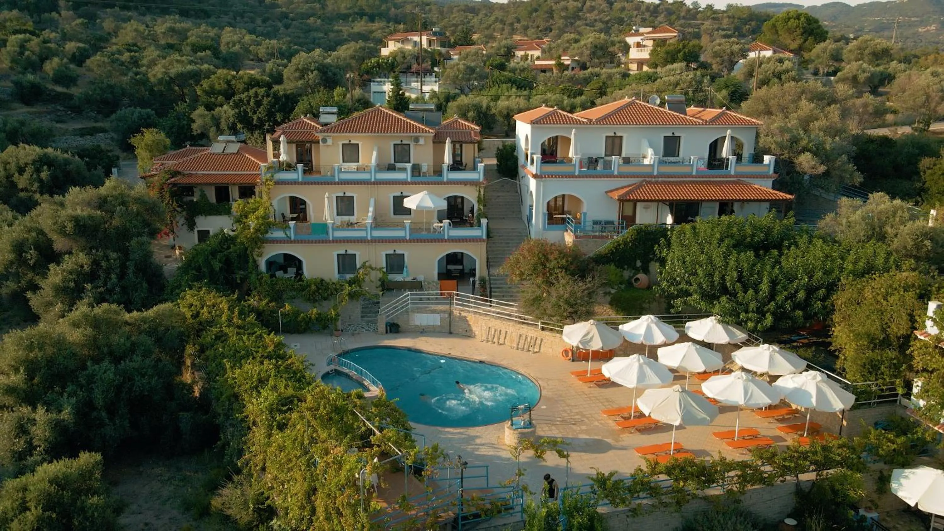 Property building in Pantheon Apartments & Studios