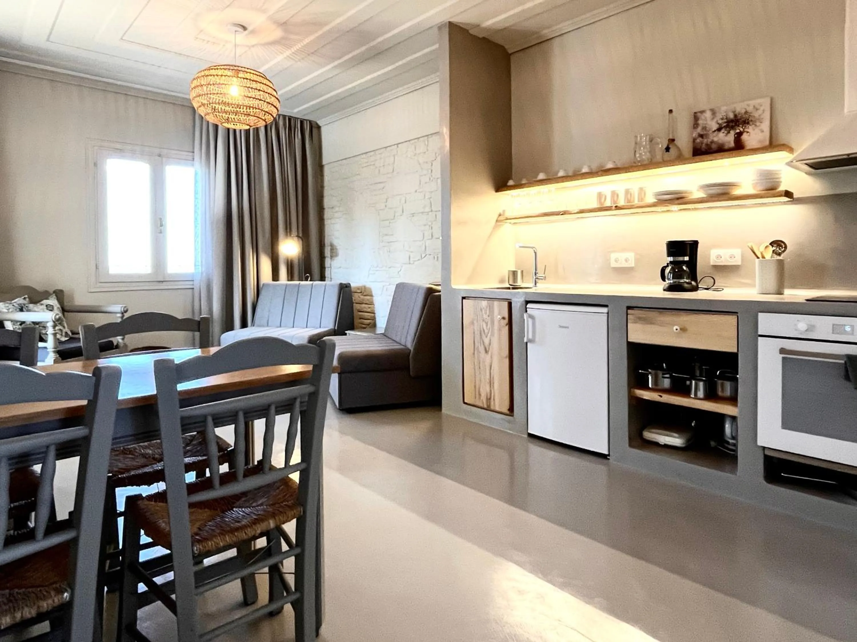 Living room in Pantheon Apartments & Studios