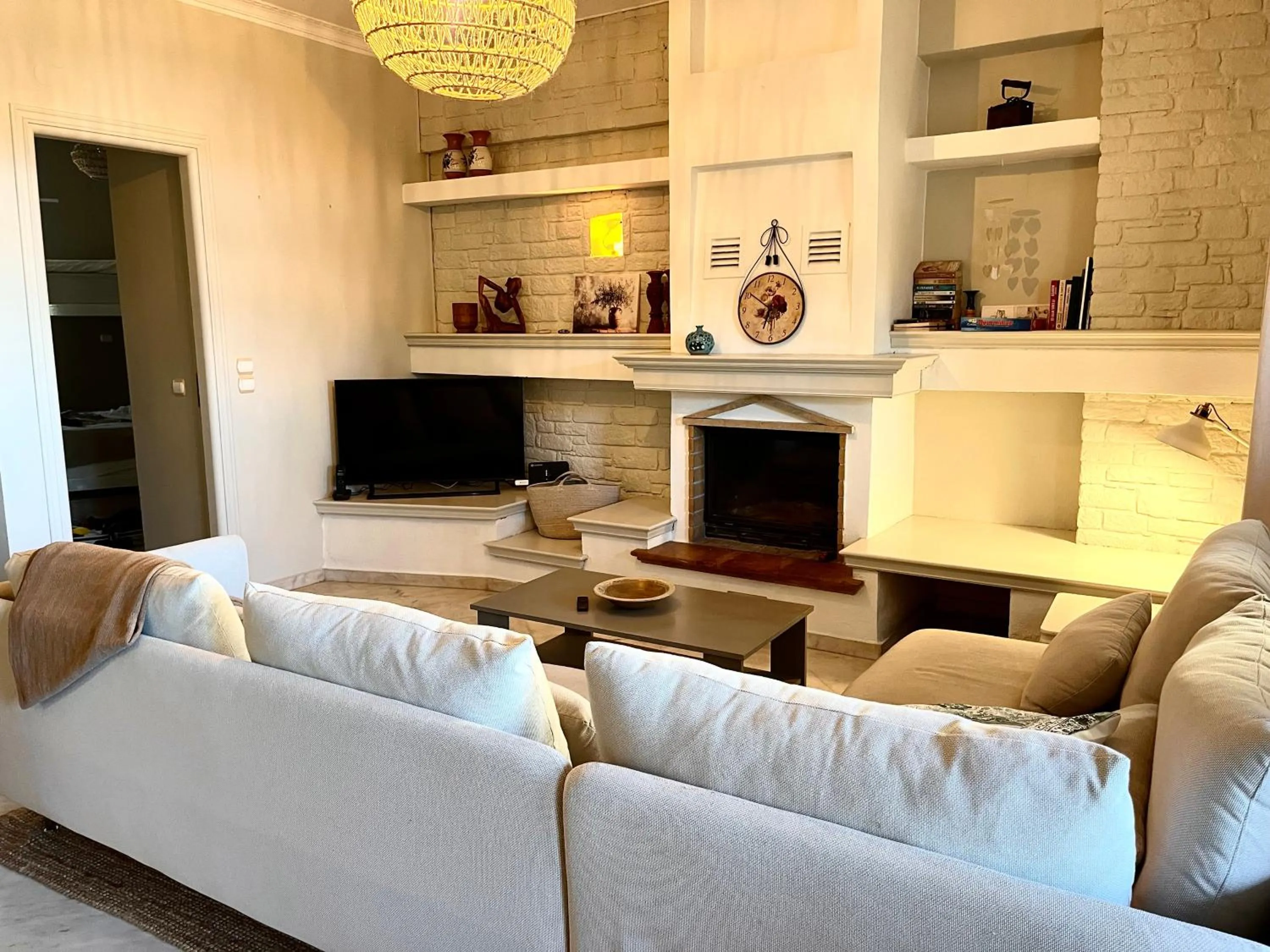 Living room in Pantheon Apartments & Studios