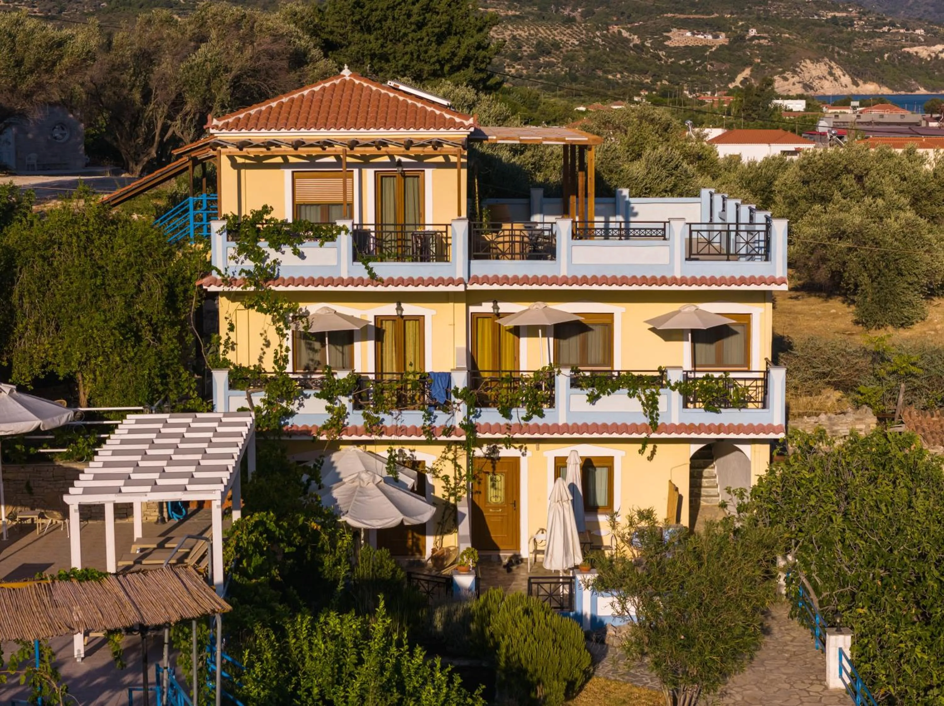 Property building in Pantheon Apartments & Studios