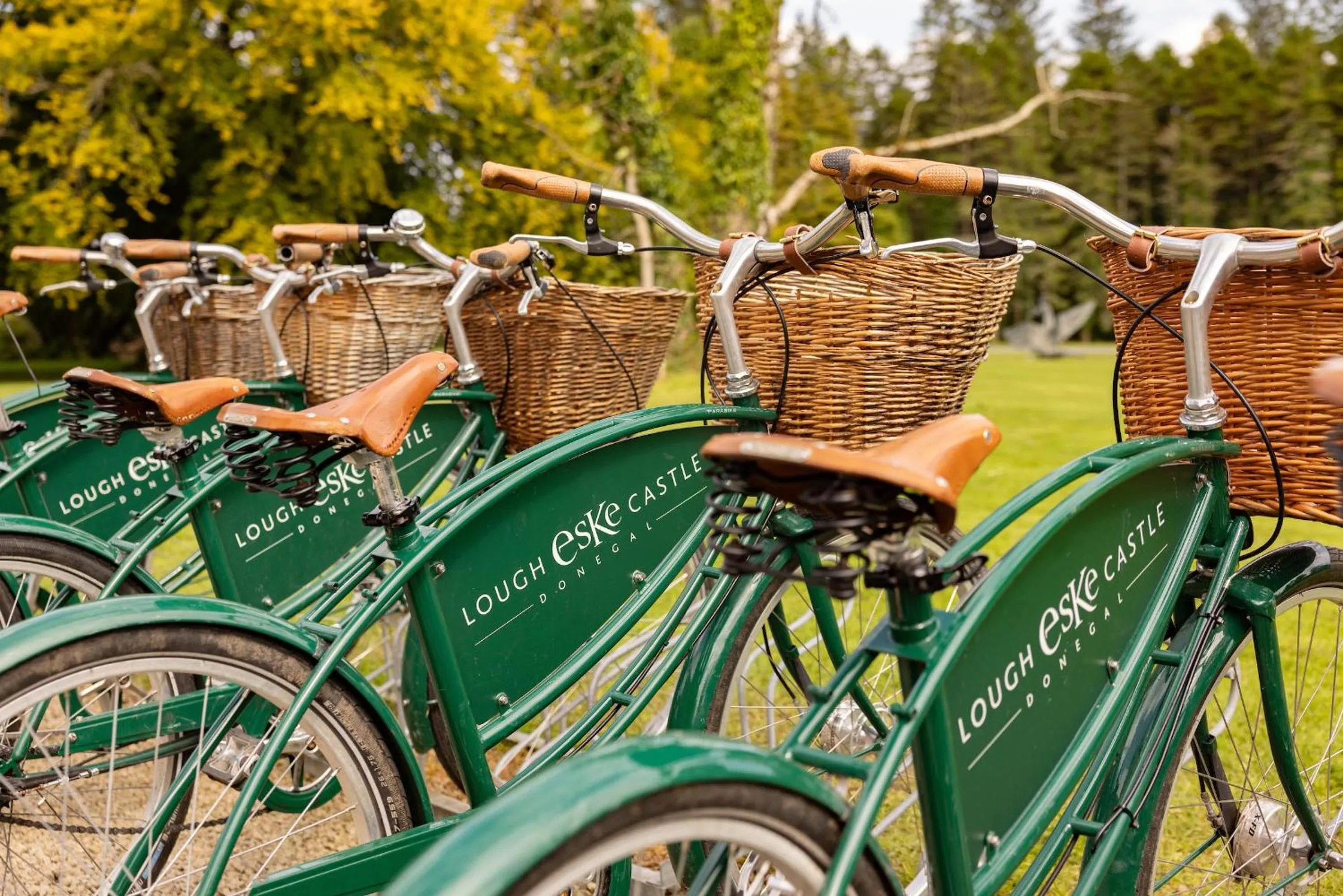 Cycling in Lough Eske Castle