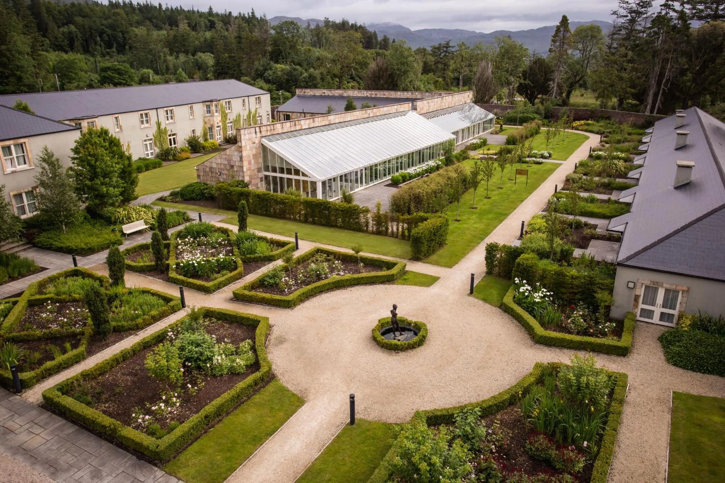 Garden in Lough Eske Castle