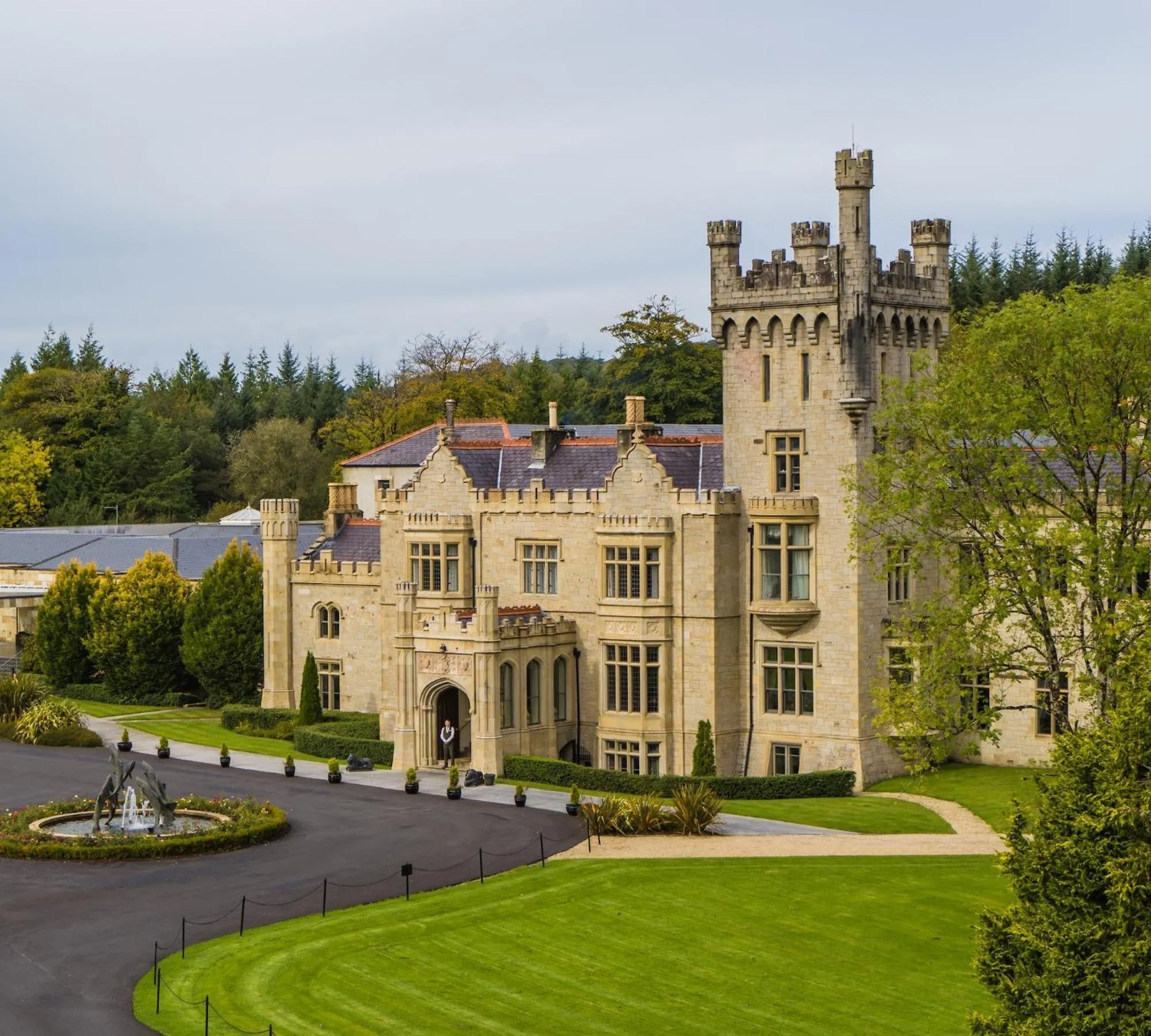 Facade/entrance in Lough Eske Castle