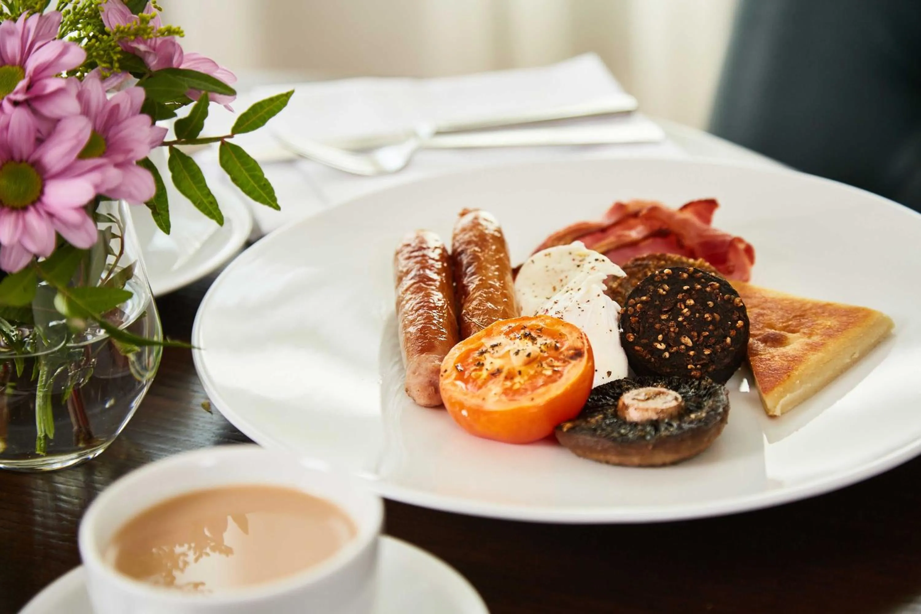 English/Irish breakfast in Lough Eske Castle