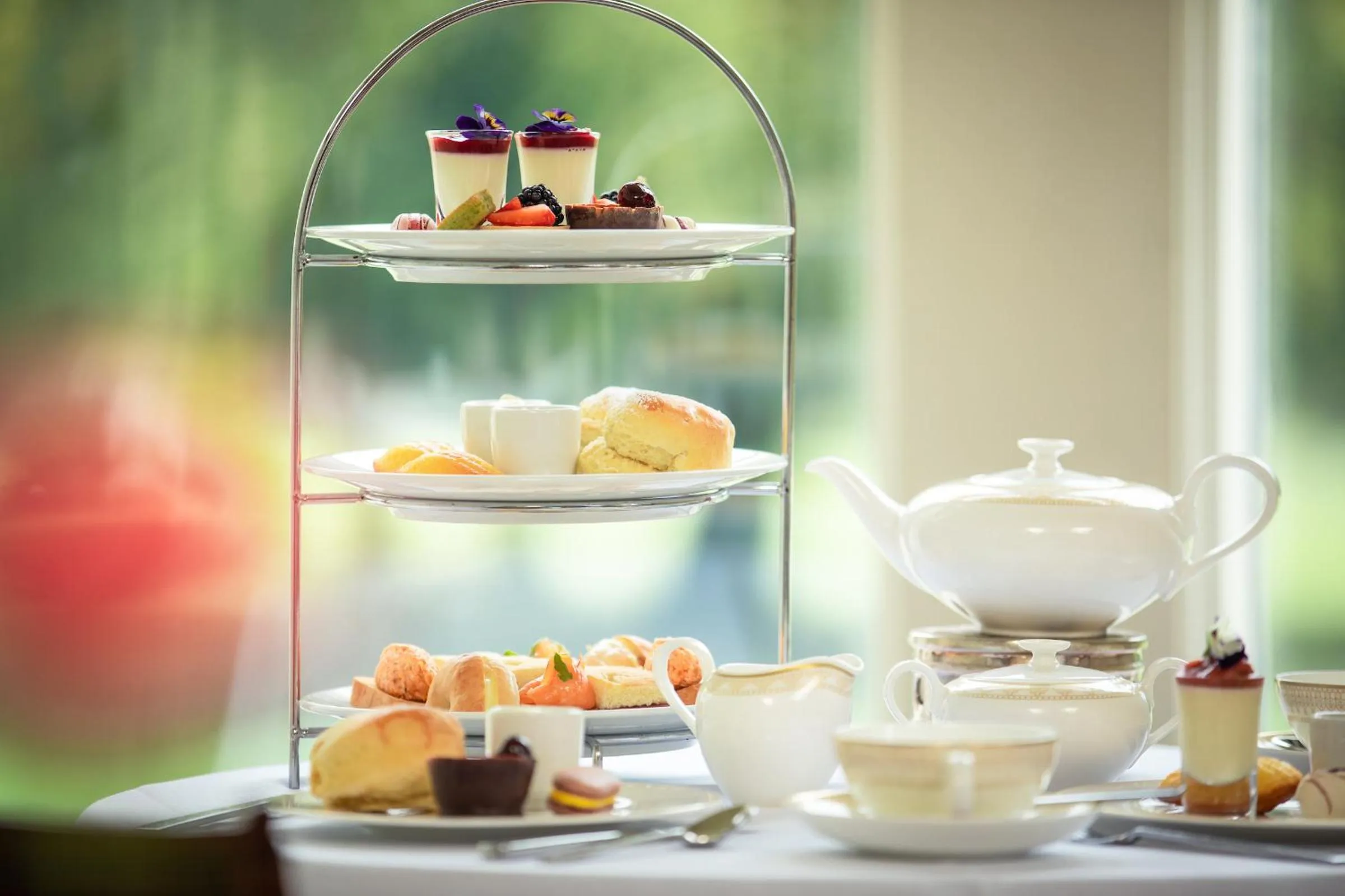 Food close-up in Lough Eske Castle
