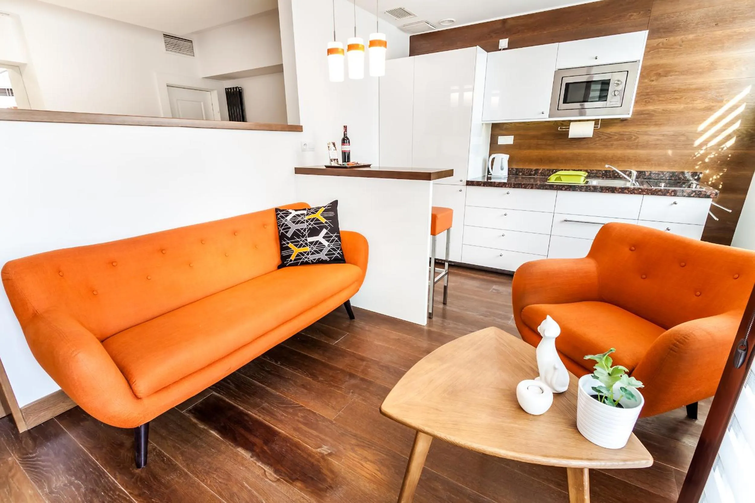 Kitchen or kitchenette in Parkside Apartments Old Town