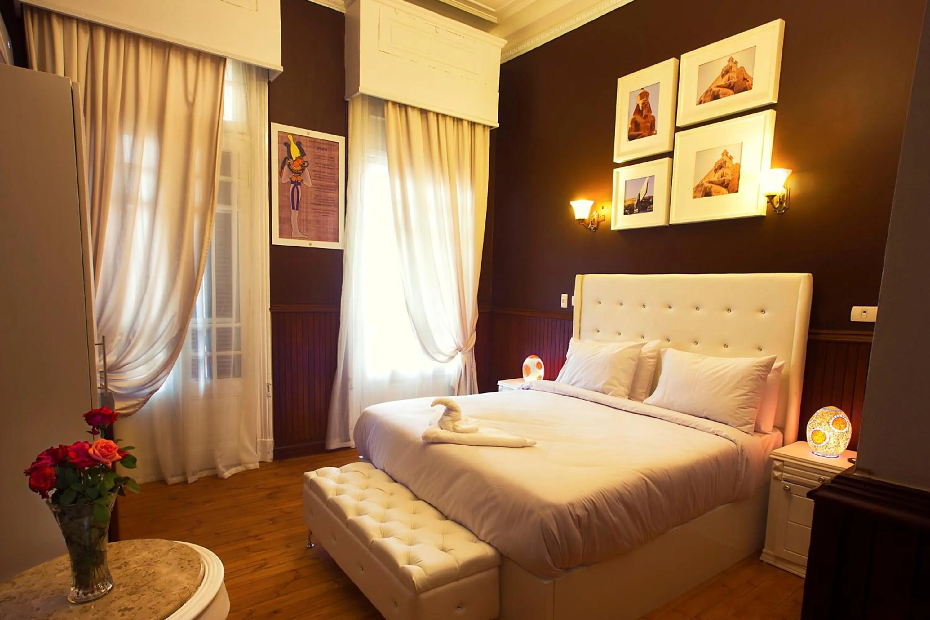 Bed in Tahrir Plaza Suites - Museum View