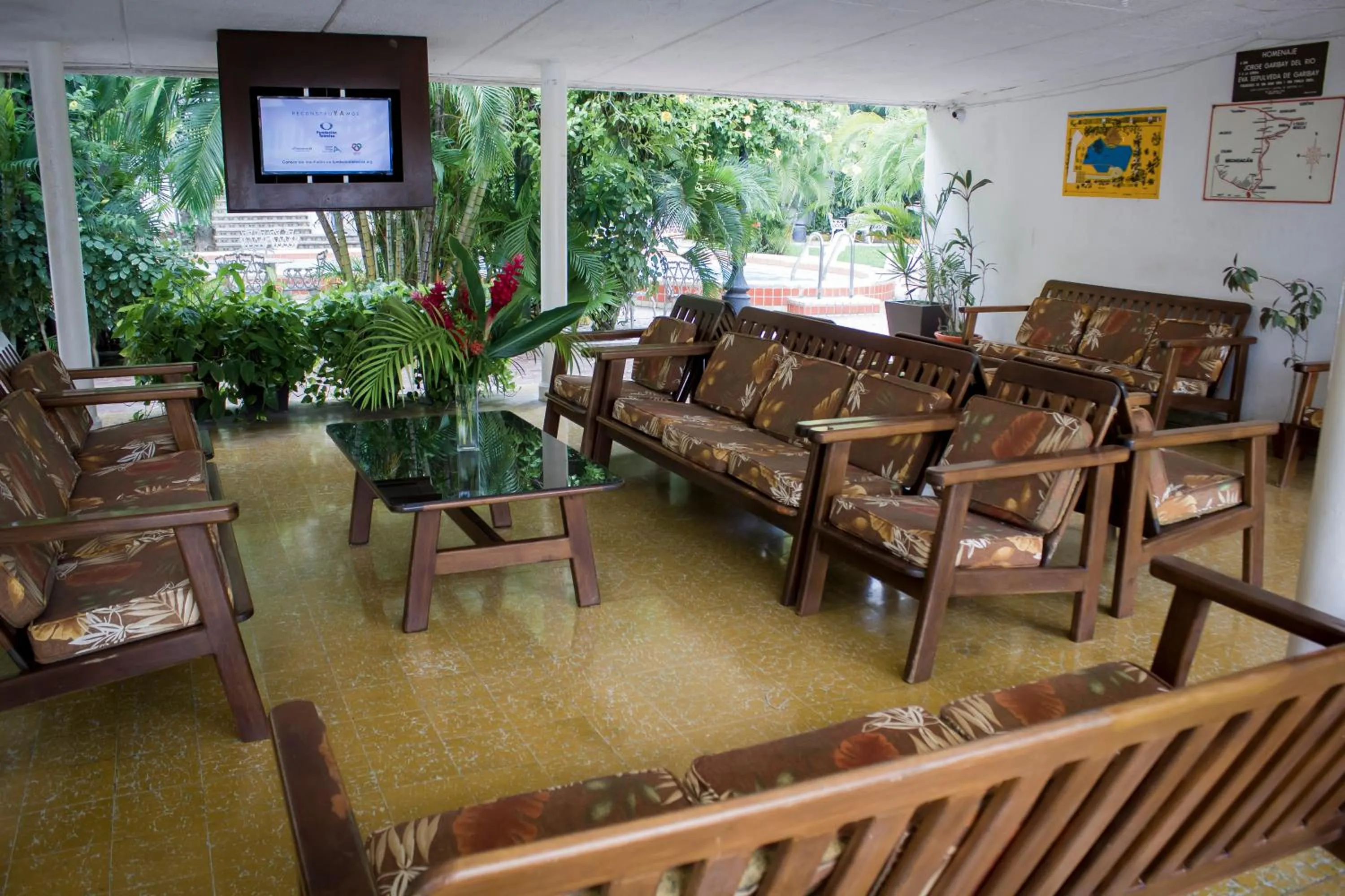 Lobby or reception in Hotel Playa Azul